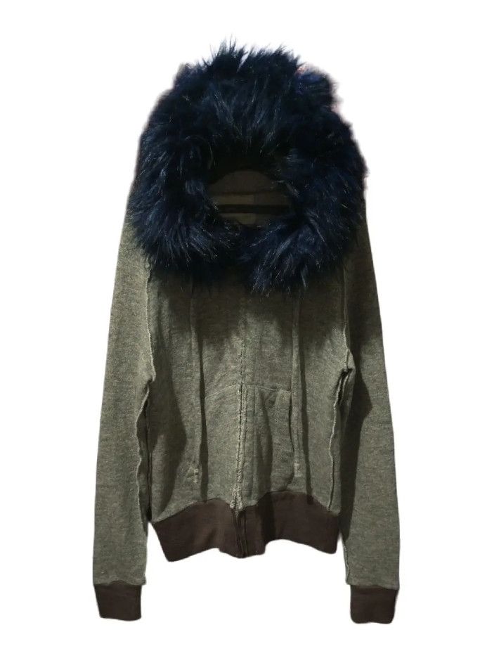 Le Grande Bleu (L.G.B.) (L.G.B.) Le Grande Bleu Blue Fur Hoodie Style Size US L / EU 52-54 / 3 - 2 Thumbnail