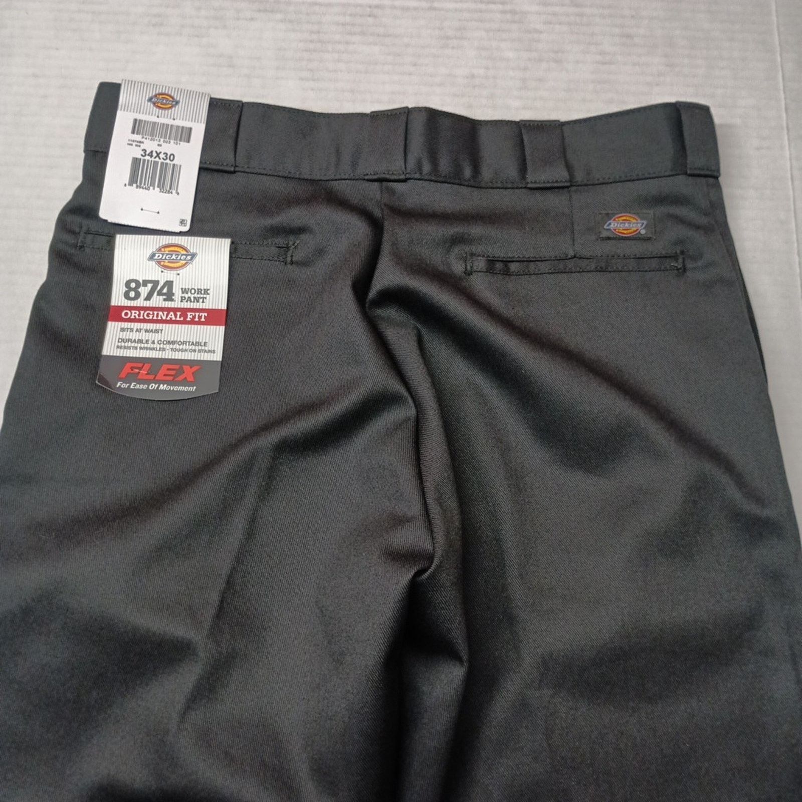 Dickies Dickies 874 Work Pants Men's 34x30 Black Original Fit Flex Size US 34 / EU 50 - 7 Thumbnail