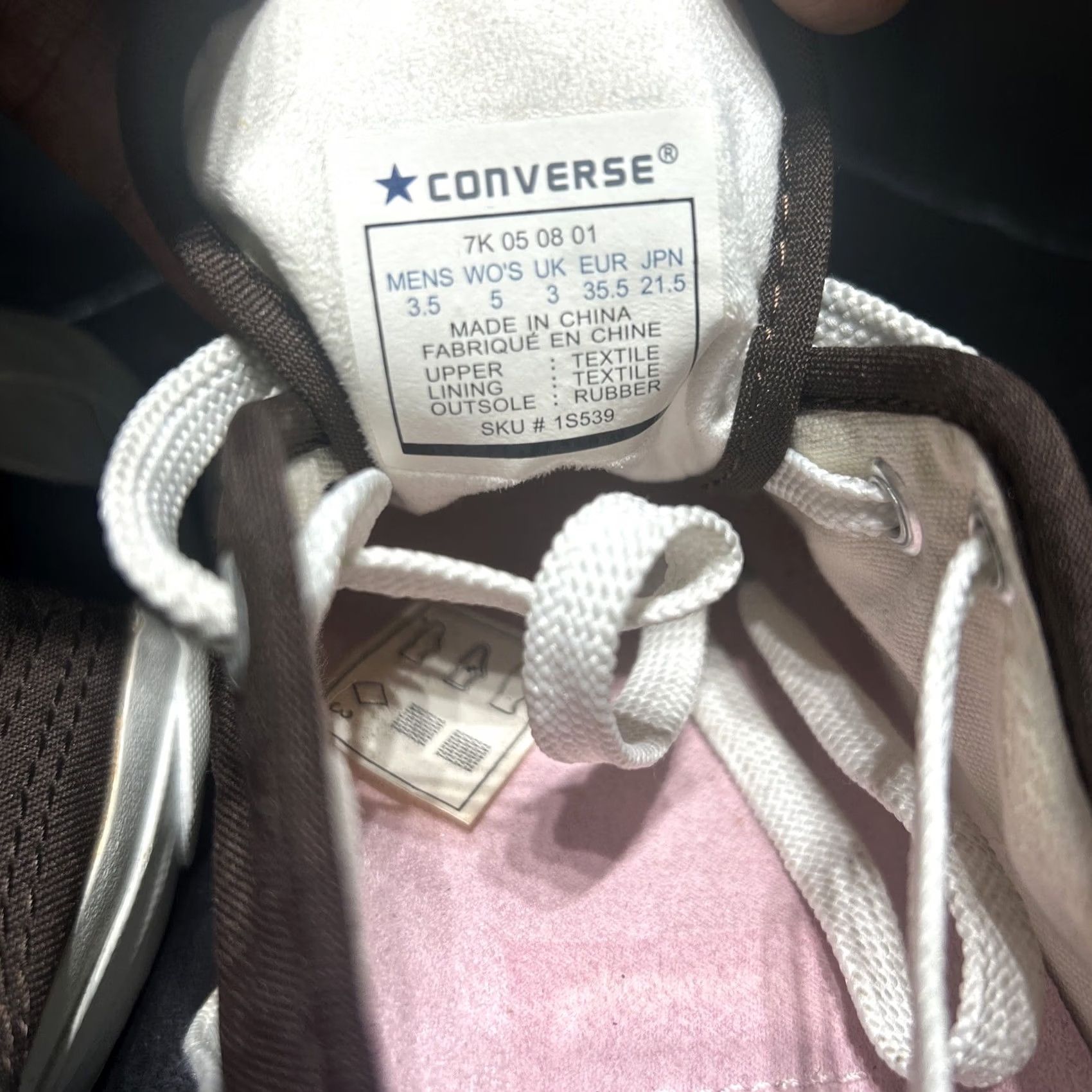 Vintage VINTAGE Brown Women's Chuck Purcell Canvas Sneakers Size 5 Sneaker Womens Shoes Canvas Brown 5 Size US 5 / IT 35 - 3 Thumbnail