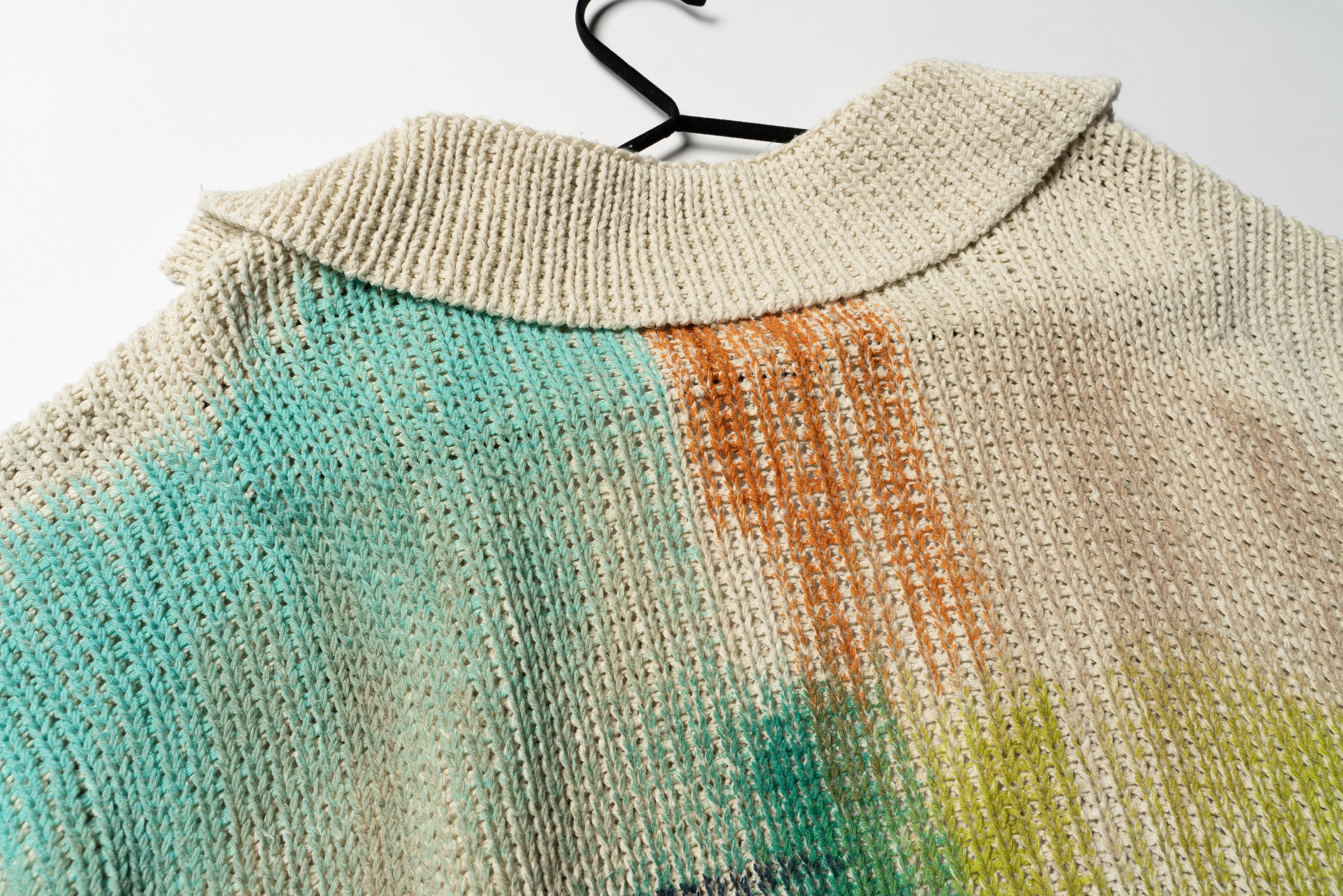 Other 🔴 F CASHMERE Hand-knitted shaded Silk Cardigan Size M / US 6-8 / IT 42-44 - 10 Thumbnail