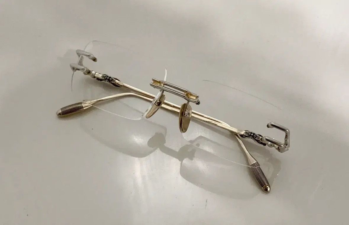 Chrome Hearts LORDIE SILVER&GOLD Frameless Glasses Size ONE SIZE - 1 Thumbnail