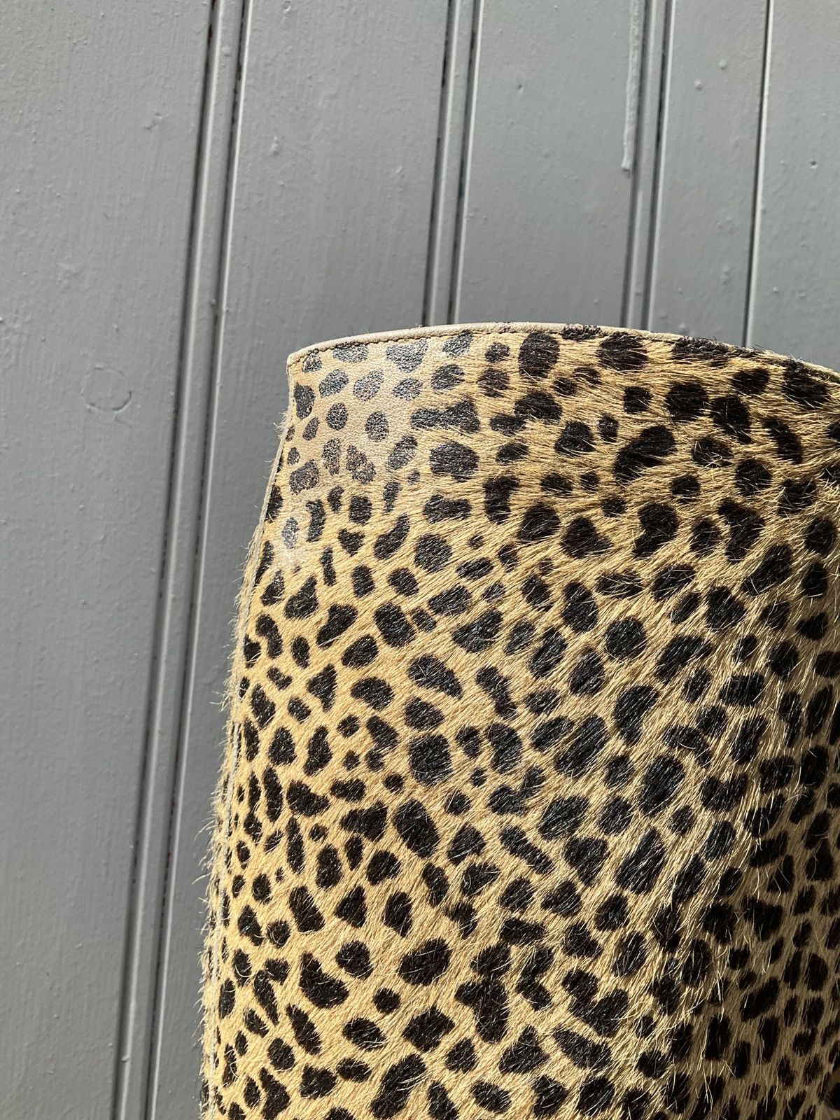 Vintage Sexy leopard boots stiletto heel Size US 10 / IT 40 - 3 Thumbnail