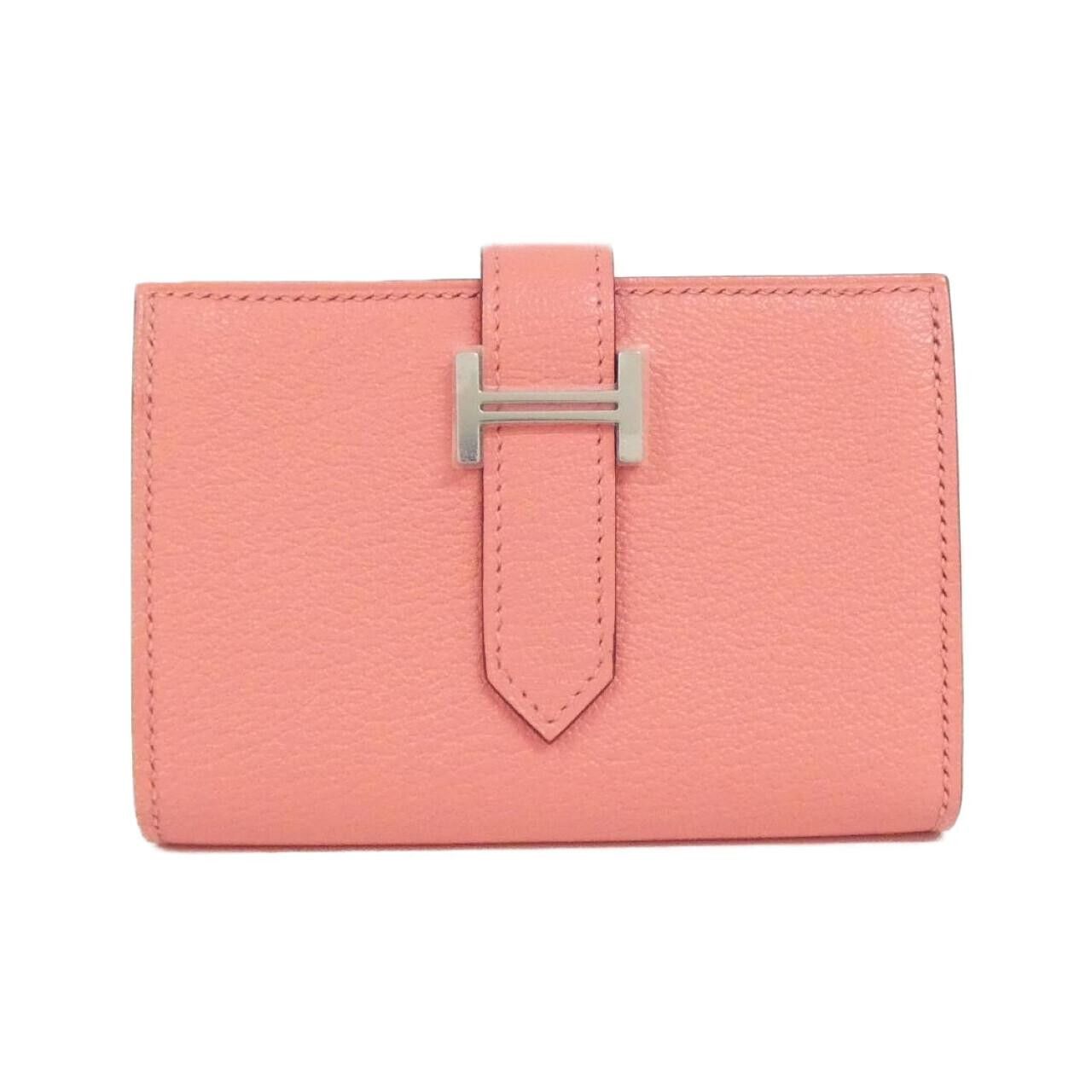 Hermes Hermes Hermes Bearn mini Chevre wallet Leather Short Wallet B DUTY FREE for USA Size ONE SIZE - 1 Thumbnail