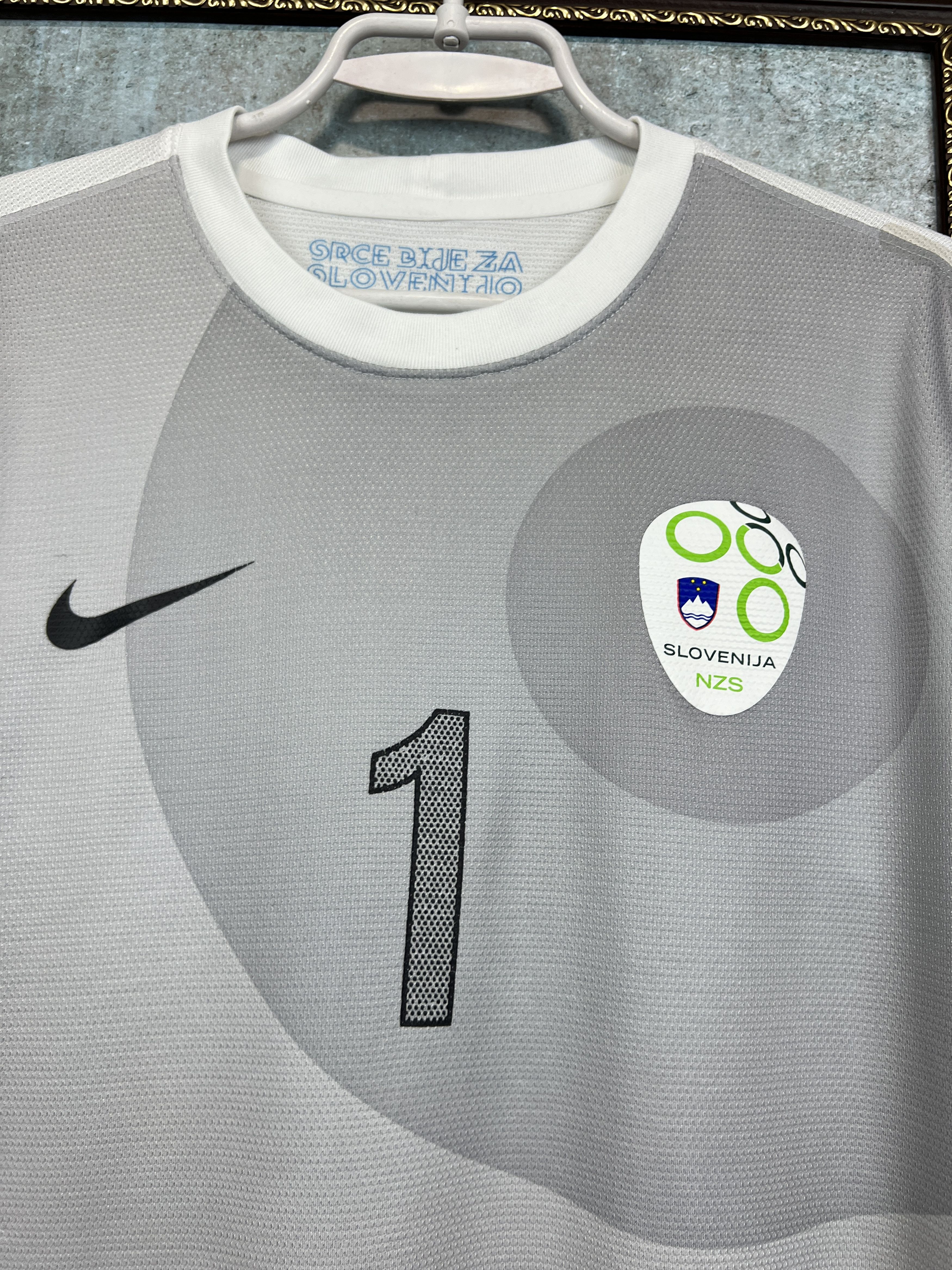 Nike Slovenia Goalkeeper Football Shirt Soccer Player Jersey Size US L / EU 52-54 / 3 - 3 Thumbnail