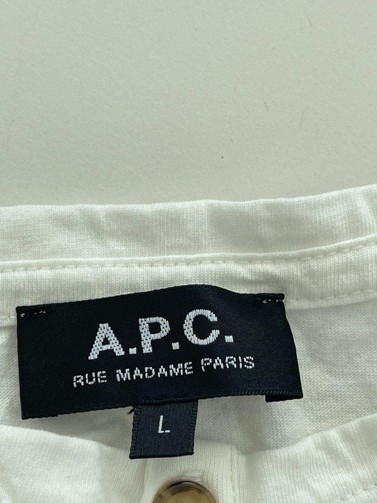 A.P.C. A.P.C. tee basic Size US L / EU 52-54 / 3 - 2 Thumbnail