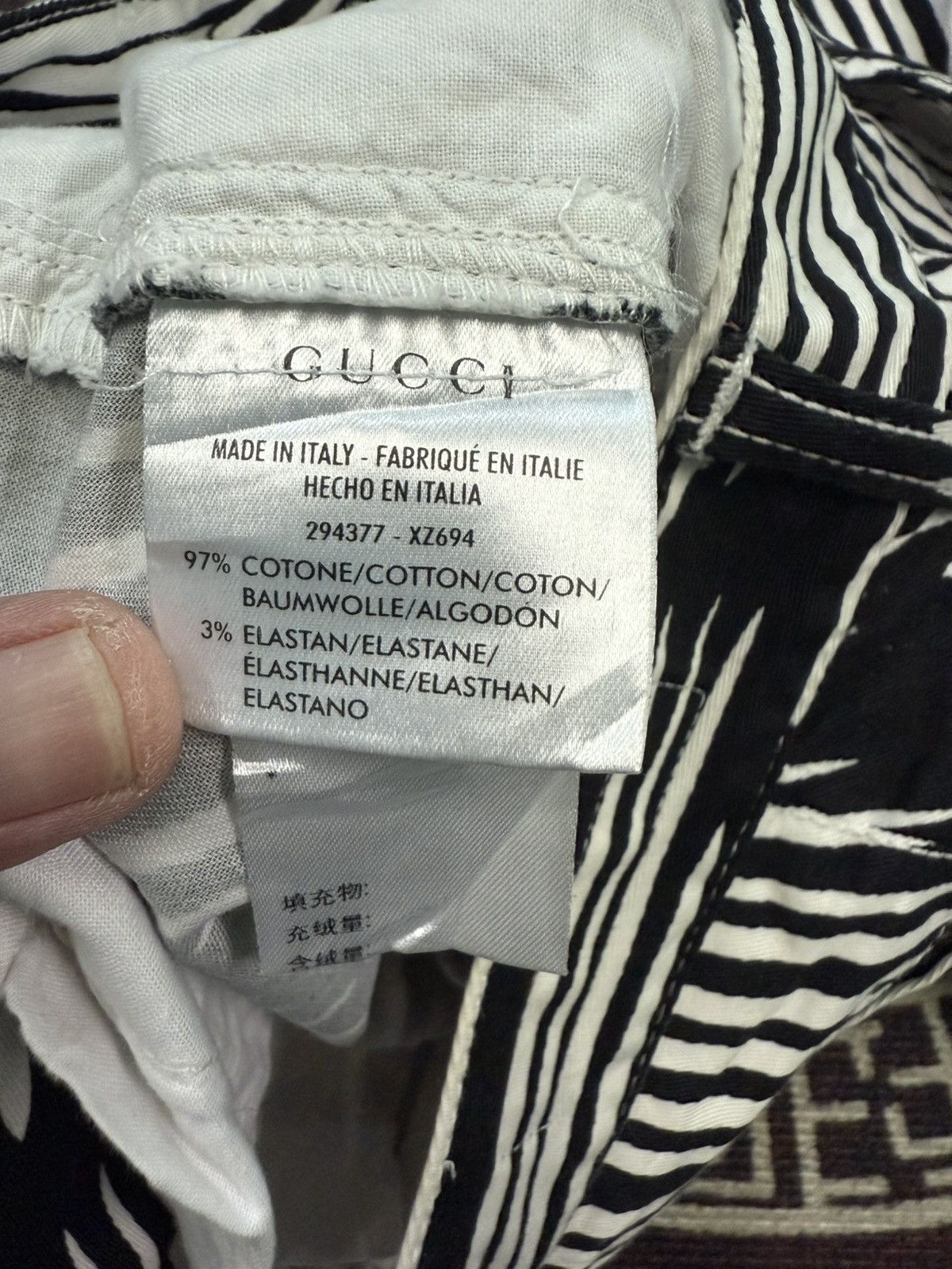 Gucci GUCCI STRIPE LEGGING PANT Size 29" - 11 Thumbnail