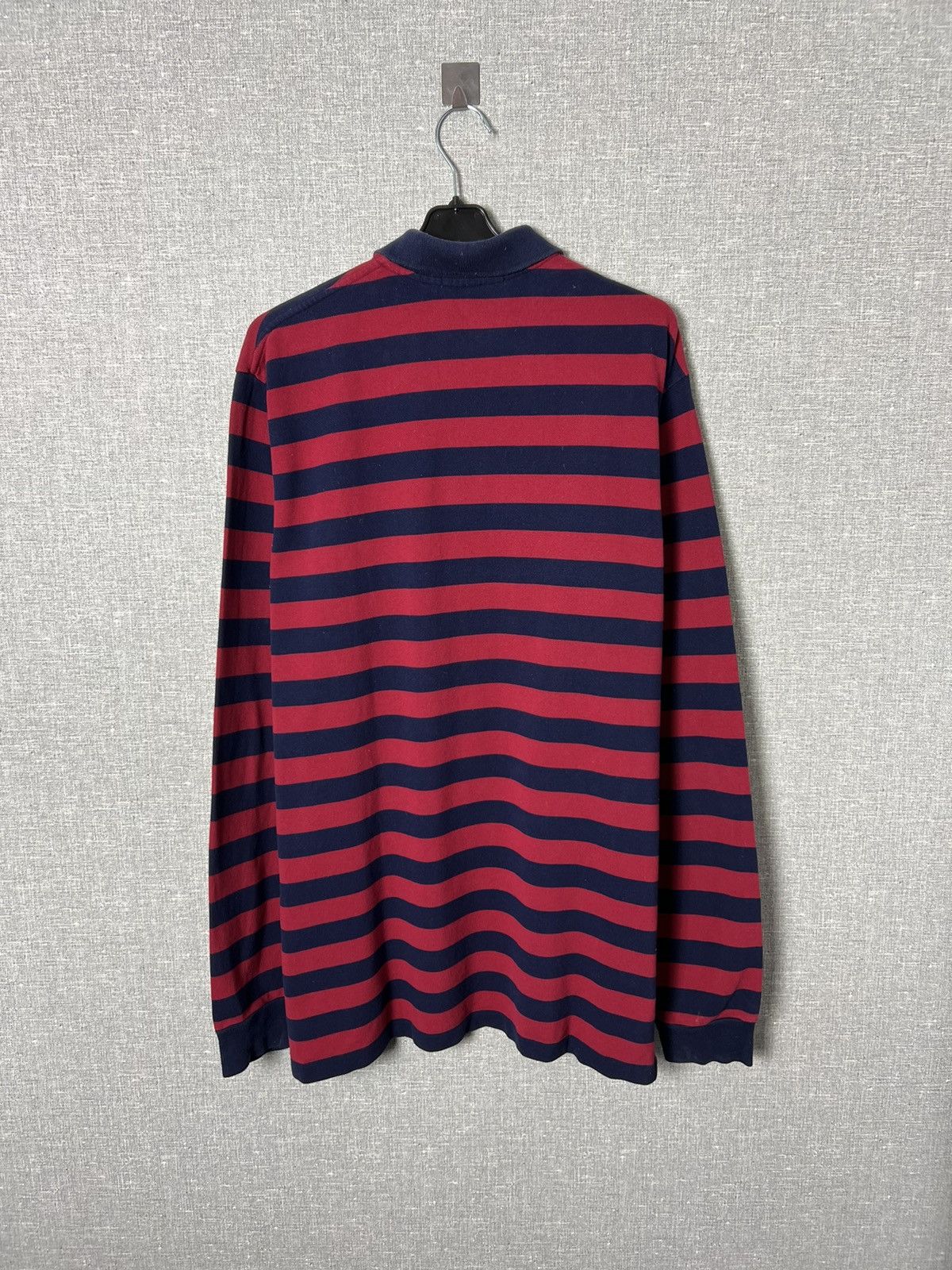 Polo Ralph Lauren × Vintage Vintage Polo Ralph Lauren Striped Rugby Polo Long Sleeve Size US L / EU 52-54 / 3 - 13 Thumbnail