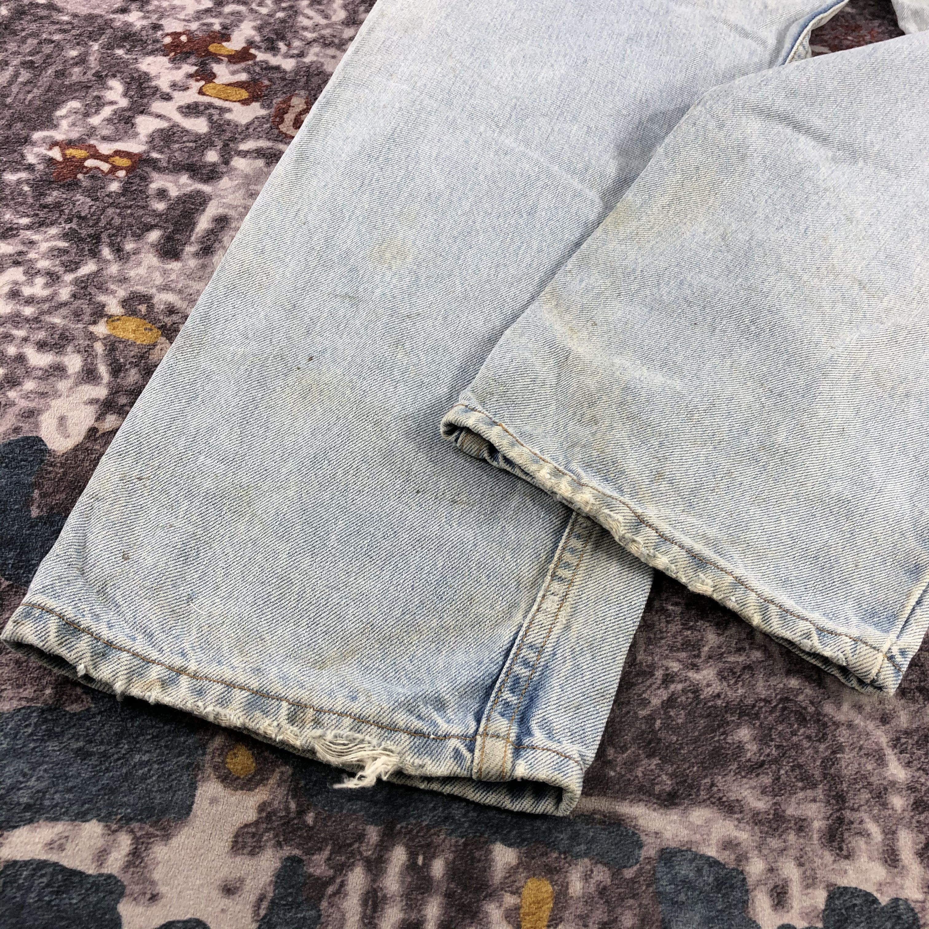 Levi's × Vintage Vintage 90s Blue Wash Levis 550 Jeans-JM2963 Size US 35 - 4 Thumbnail