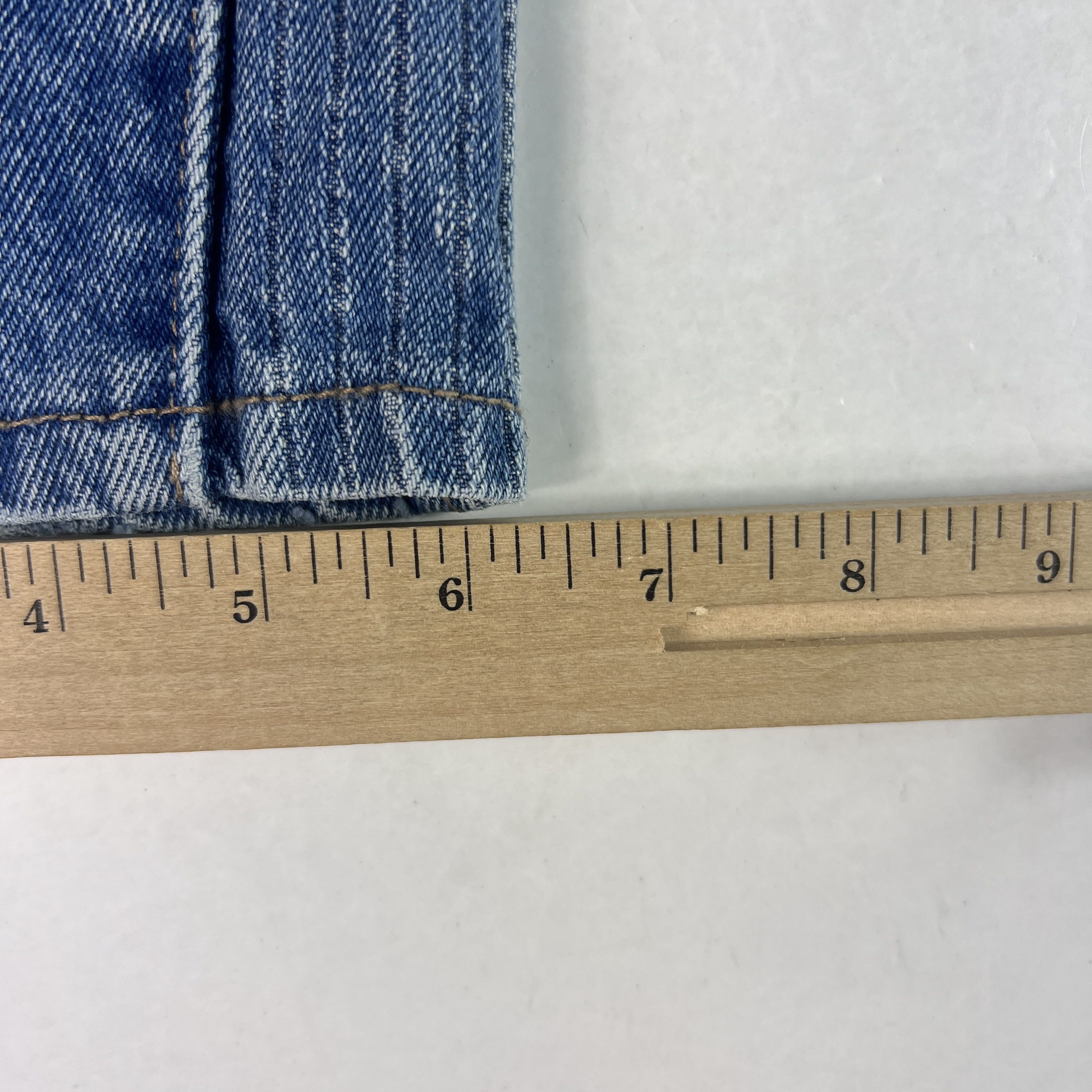 Calvin Klein VTG 80s Calvin Klein Jeans High Rise Tapered Blue Denim Size 28" / US 6 / IT 42 - 16 Thumbnail