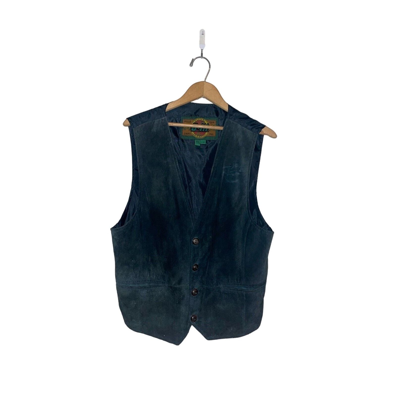 G-III Vintage Global Identity Vest Cuero Piel Leather G-3 G-III L Size US L / EU 52-54 / 3 - 1 Thumbnail