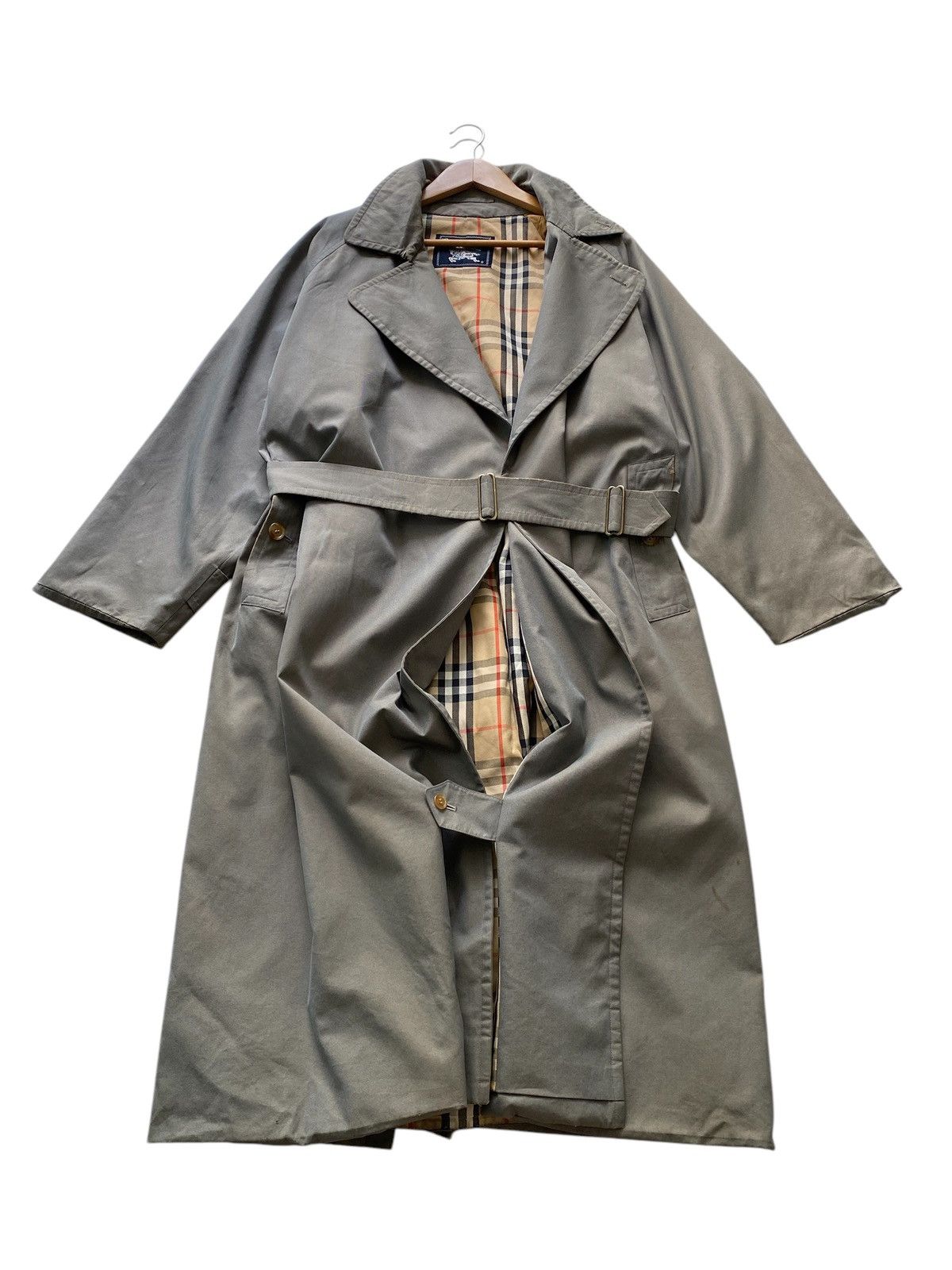 Burberry × Burberry Prorsum × Vintage Vintage BURBERRY TRENCH COAT double linning check plaid Size US L / EU 52-54 / 3 - 7 Thumbnail