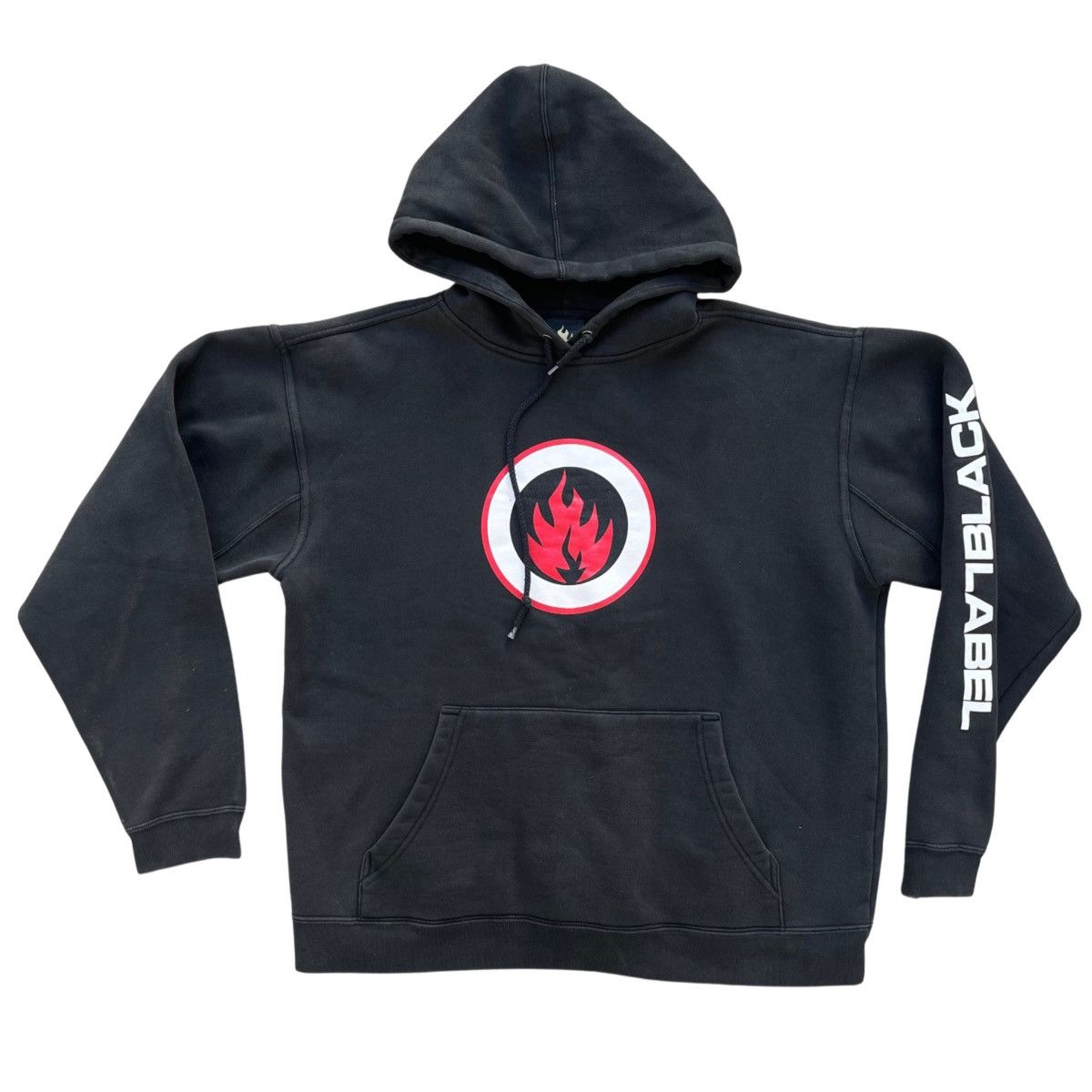 Black label skateboards hoodie online