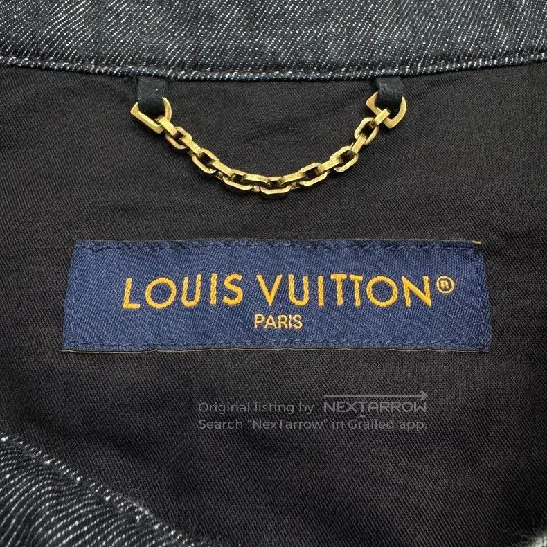 Other Louis Vuitton Denim Embroidered Short Sleeve Shirt. Size US XXL / EU 58 / 5 - 4 Thumbnail