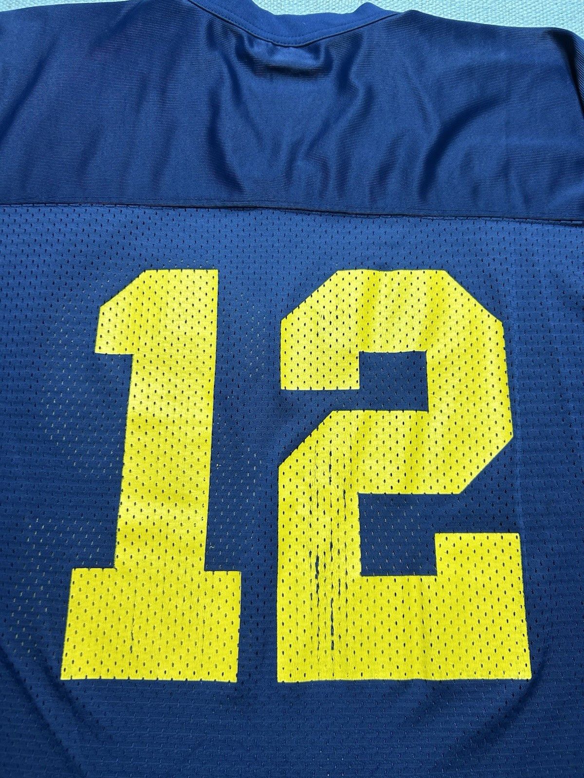 Vintage Vtg football jersey university Michigan wolverines #12 52 XL Size US XL / EU 56 / 4 - 9 Thumbnail