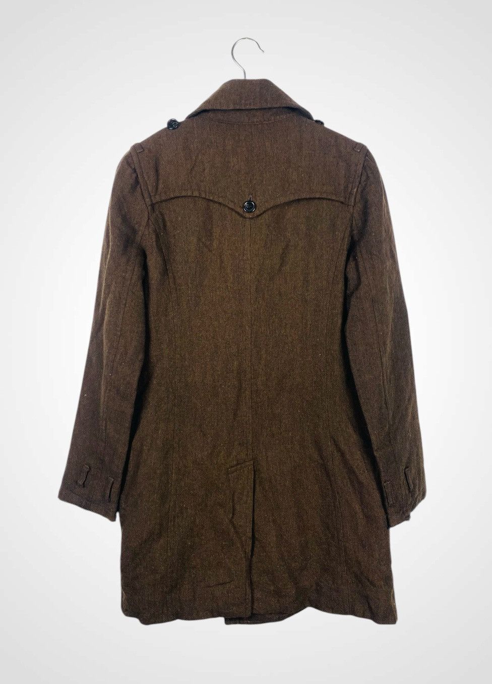 Issey Miyake Sunao Kuwahara Double Breasted Wool Jacket Size S / US 4 / IT 40 - 2 Thumbnail