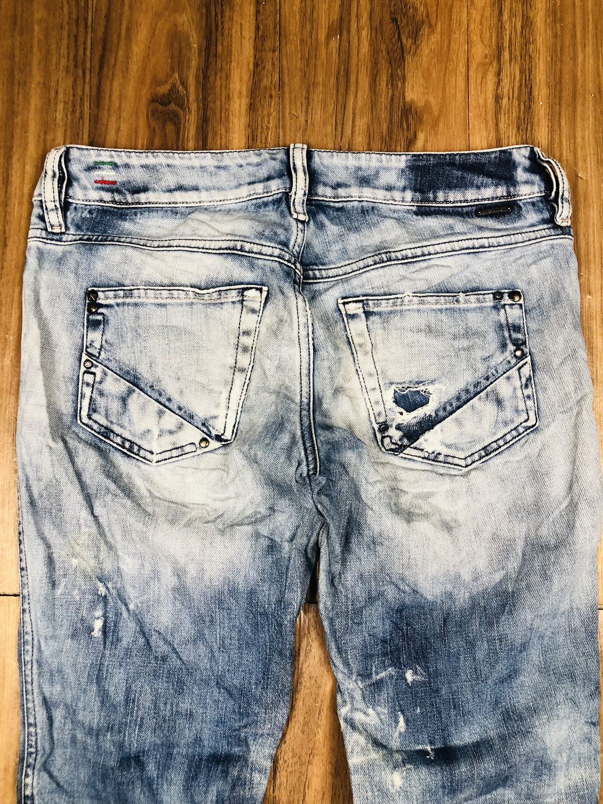 Diesel Diesel Industry Distress Jeans (35) Size US 27 - 21 Thumbnail
