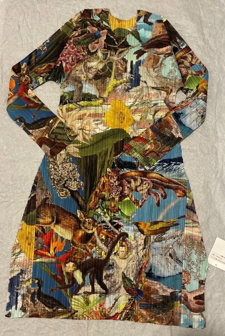 Issey Miyake Issey Miyake Pleated printed top Size L / US 10 / IT 46 - 3 Thumbnail