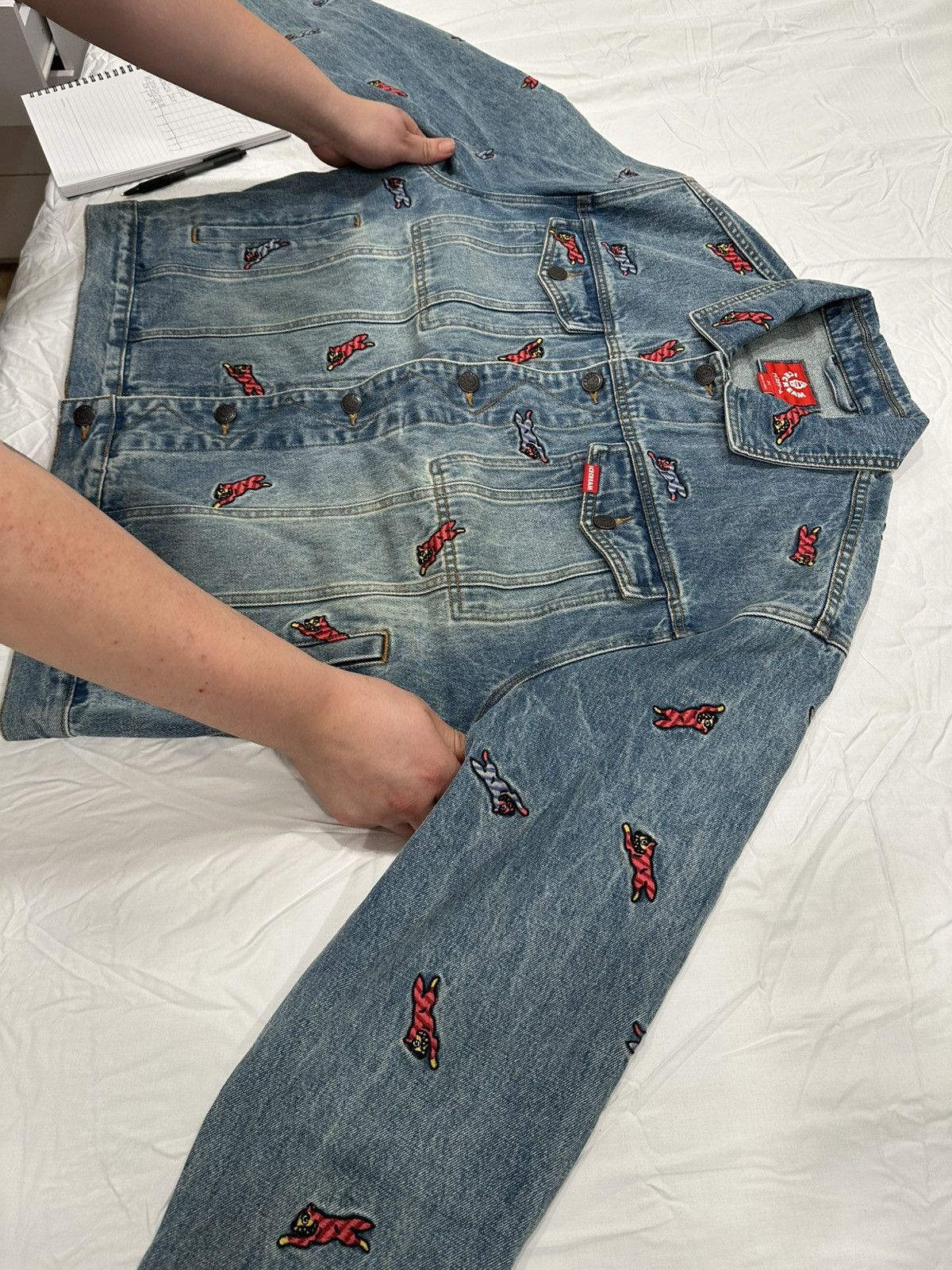 Billionaire Boys Club Ice-cream Denim Jacket Size US XXL / EU 58 / 5 - 1 Thumbnail