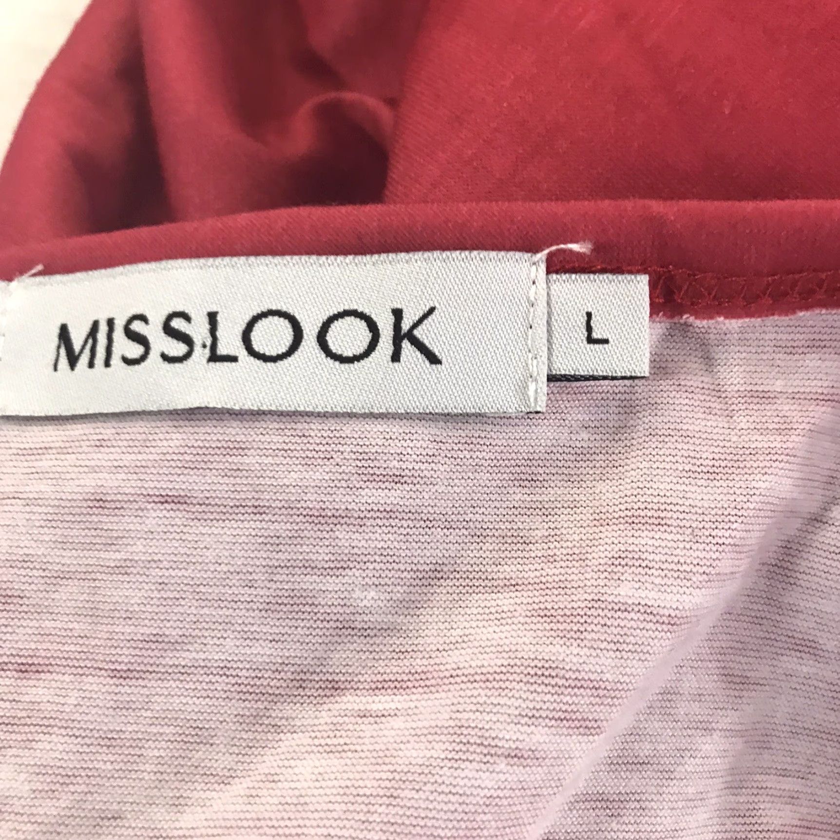 Vintage VINTAGE Miss Look Tie Dyed Shirt Dress Women's Size L Pink/White Knee Length Casual Size L / US 10 / IT 46 - 3 Thumbnail