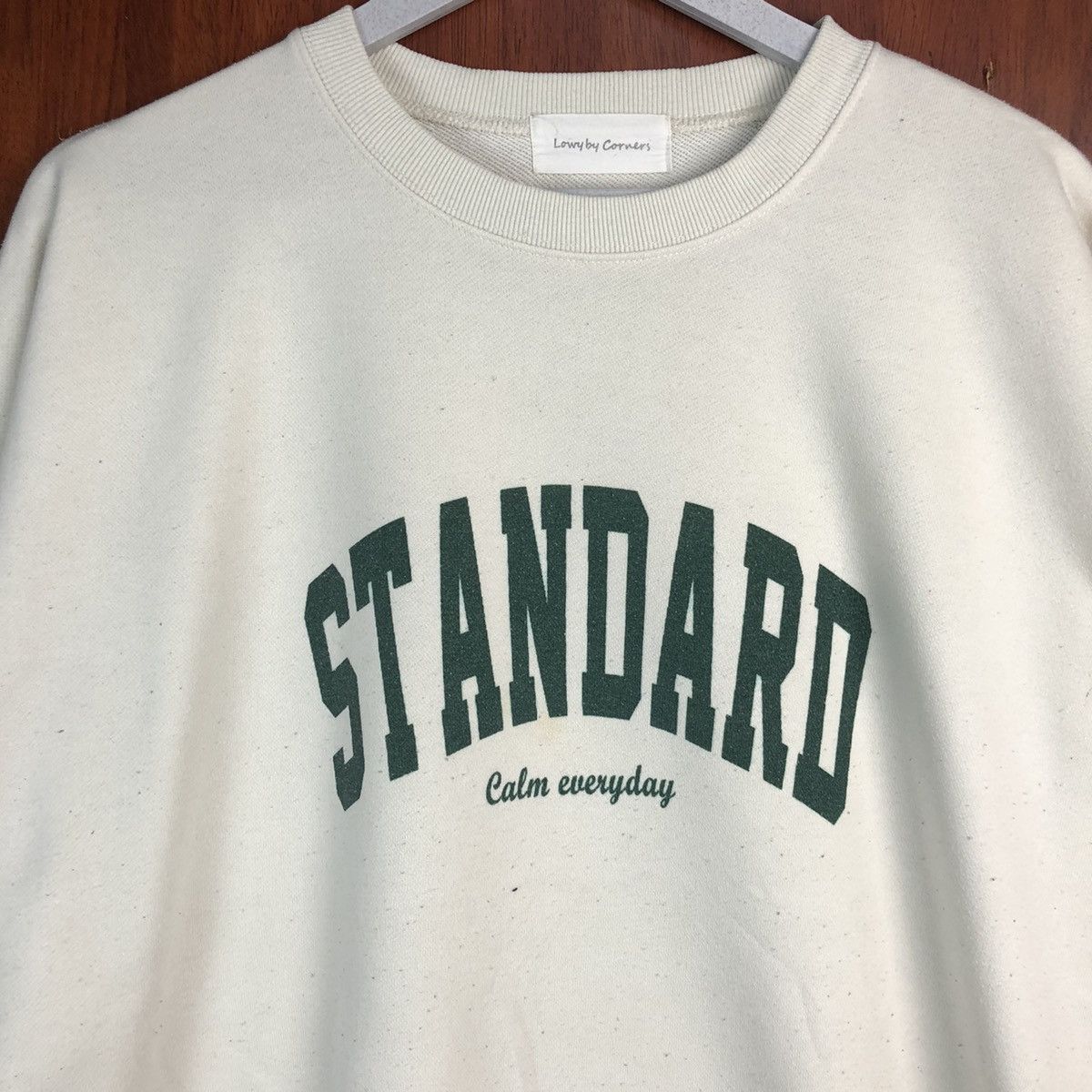 Japanese Brand × Vintage Lowry By Coners japan vintage Cream Sweatshirt #7538 Size US XL / EU 56 / 4 - 6 Thumbnail