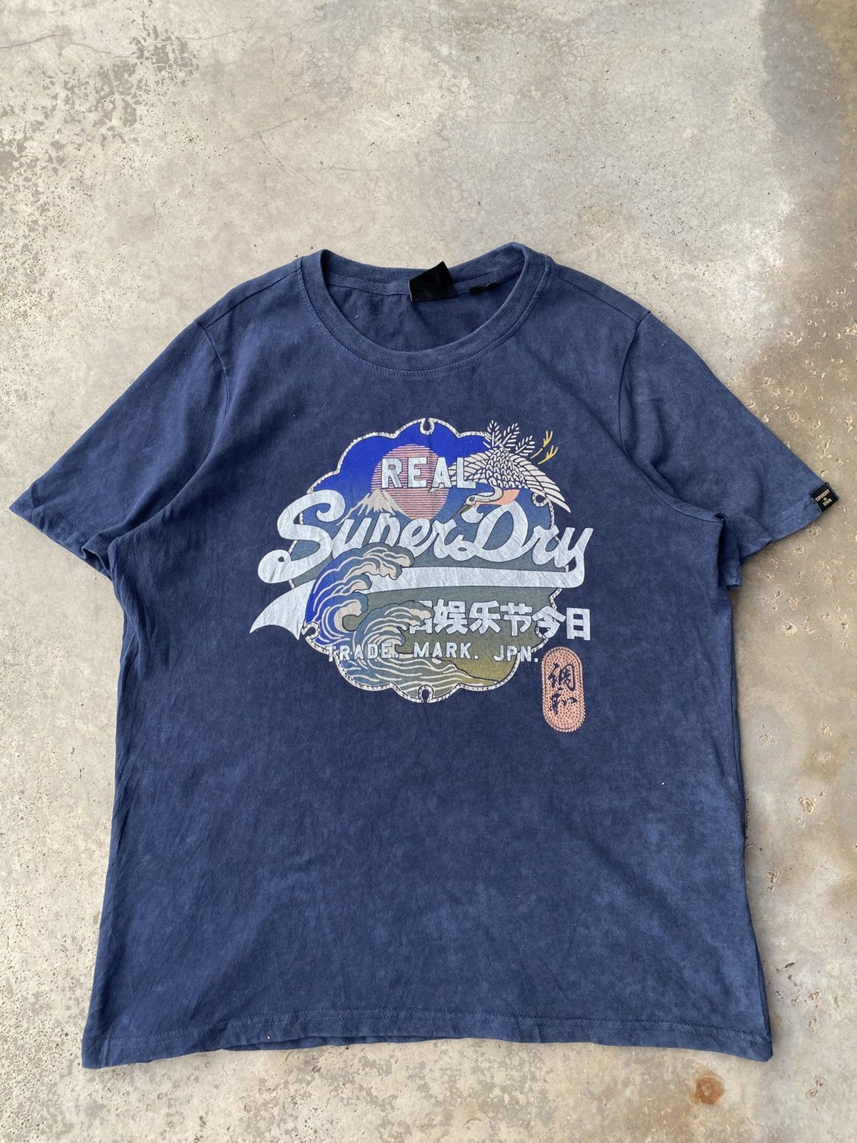 Superdry Real Superdry Beads Souvenir Acid Wash Tee Size US M / EU 48-50 / 2 - 1 Thumbnail