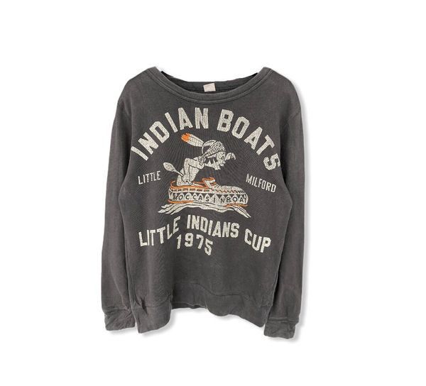 image of Vintage Indian Boats Sweatshirt, Men's (Size Small)