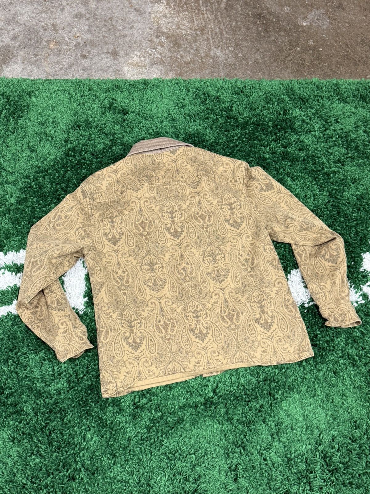 Abercrombie & Fitch Abercrombie Fitch Paisley Bandana Trucker Heavy Jacket XS Size US XS / EU 42 / 0 - 5 Thumbnail