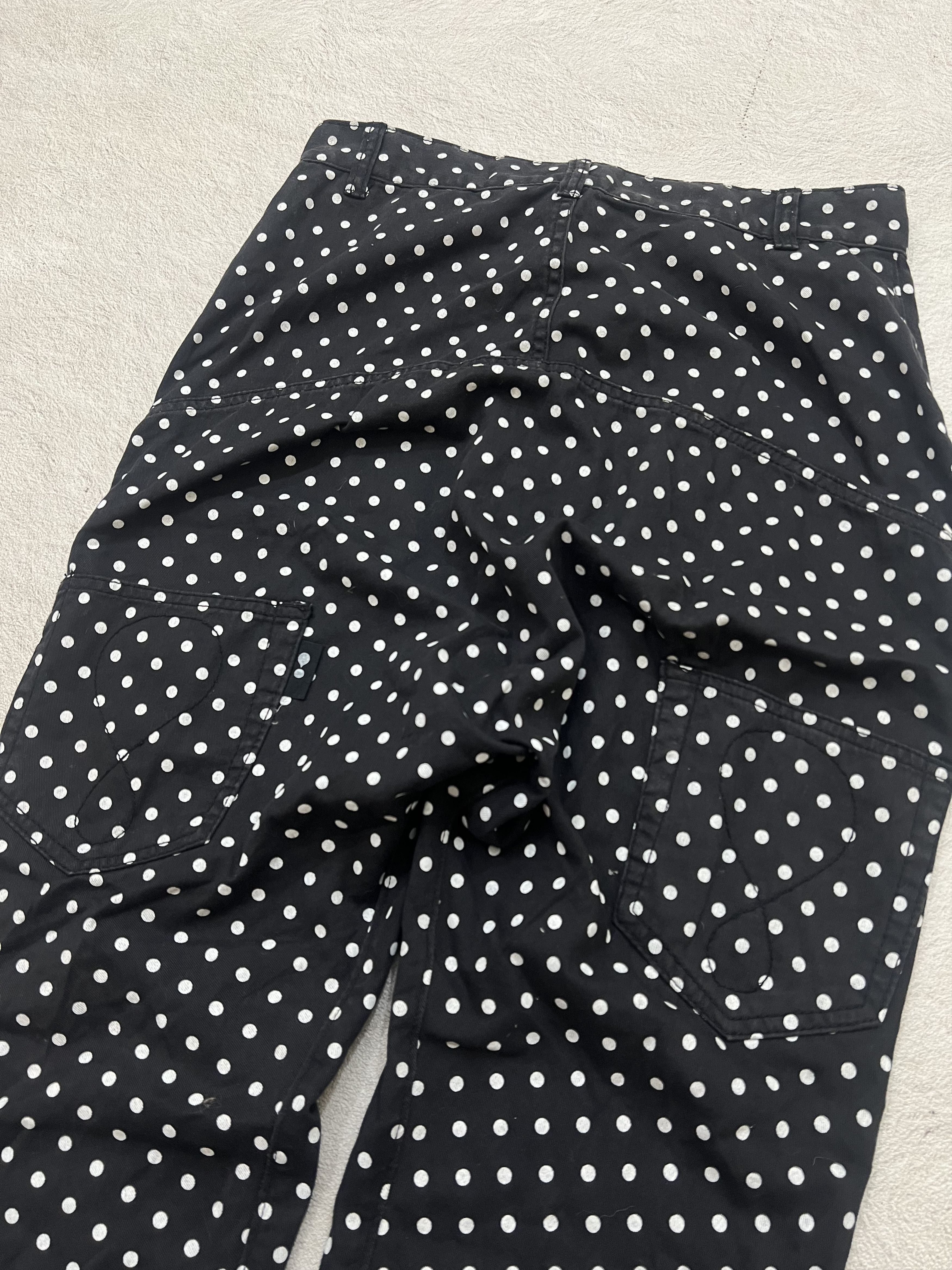 mercibeaucoup 2000s Issey Miyake Polka Designer Pants y2k Lgb Ifsix Size US 27 - 2 Thumbnail