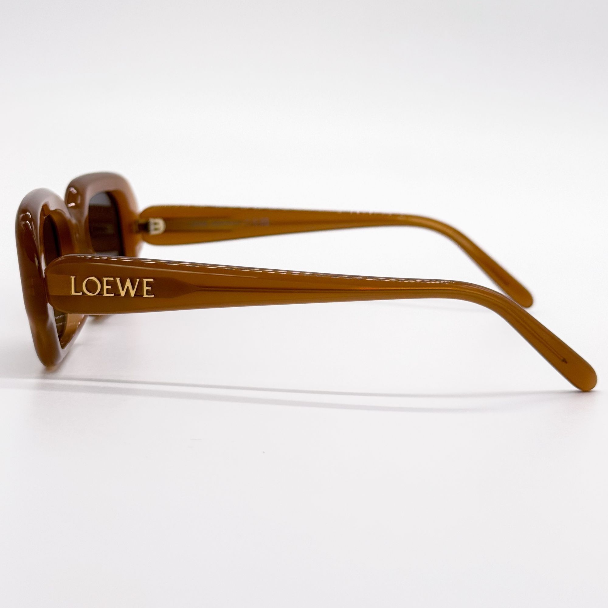 NEW LOEWE SUNGLASSES LW40158I 50E BROWN UNISEX EYEWEAR display picture 3