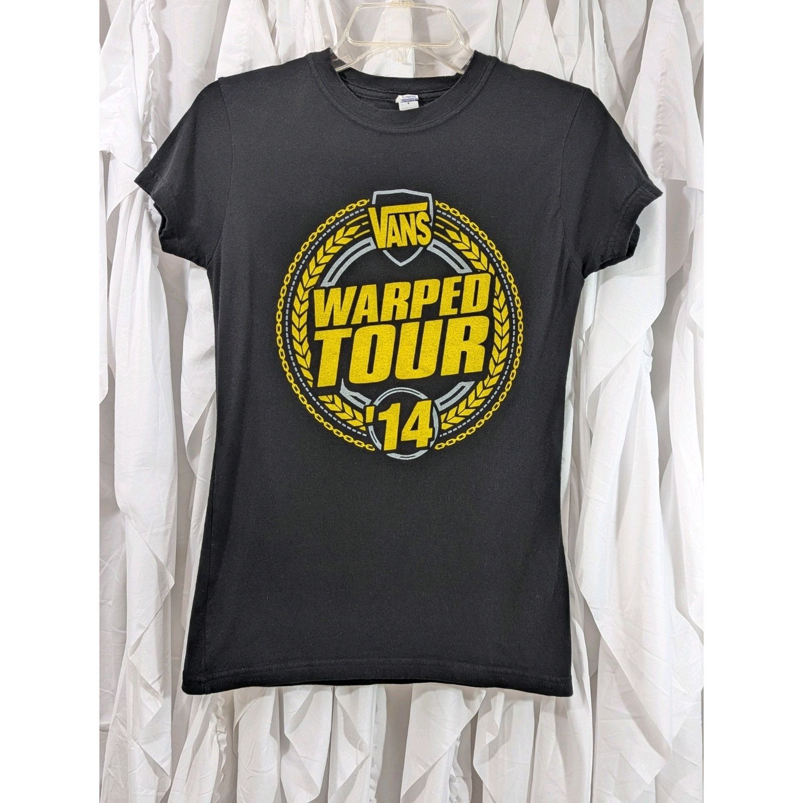 Tultex 2014 Vans Warped Tour Graphic Babydoll Tee - Women's M Size M / US 6-8 / IT 42-44 - 1 Thumbnail