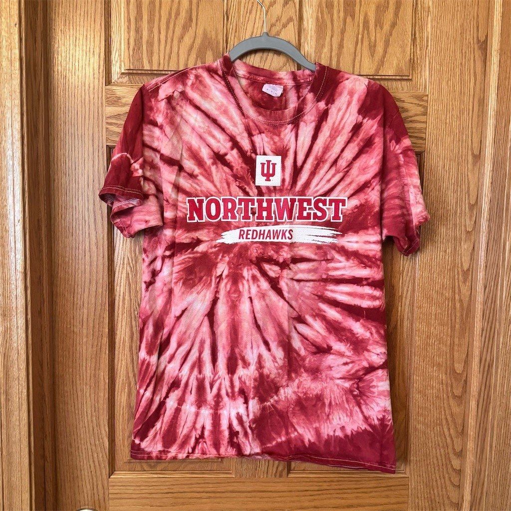 Other IU Northwest Redhawks T-Shirt Mens M Tie-Dye Graphic Size US M / EU 48-50 / 2 - 1 Thumbnail