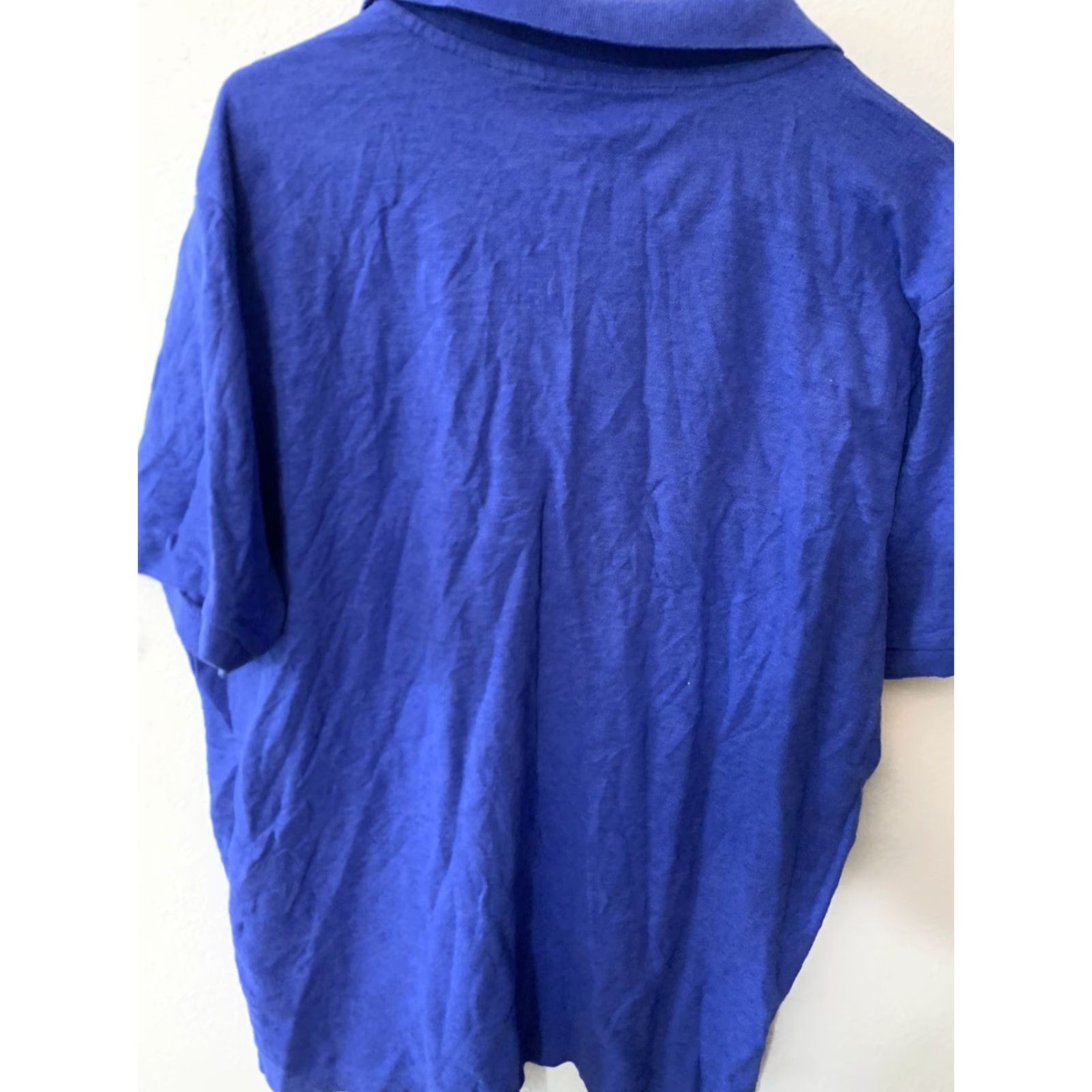 Vintage Cedar Wood State Polo Shirt Men’s XXL Solid Blue Casual Knit Short Sleeve Size US XXL / EU 58 / 5 - 3 Thumbnail