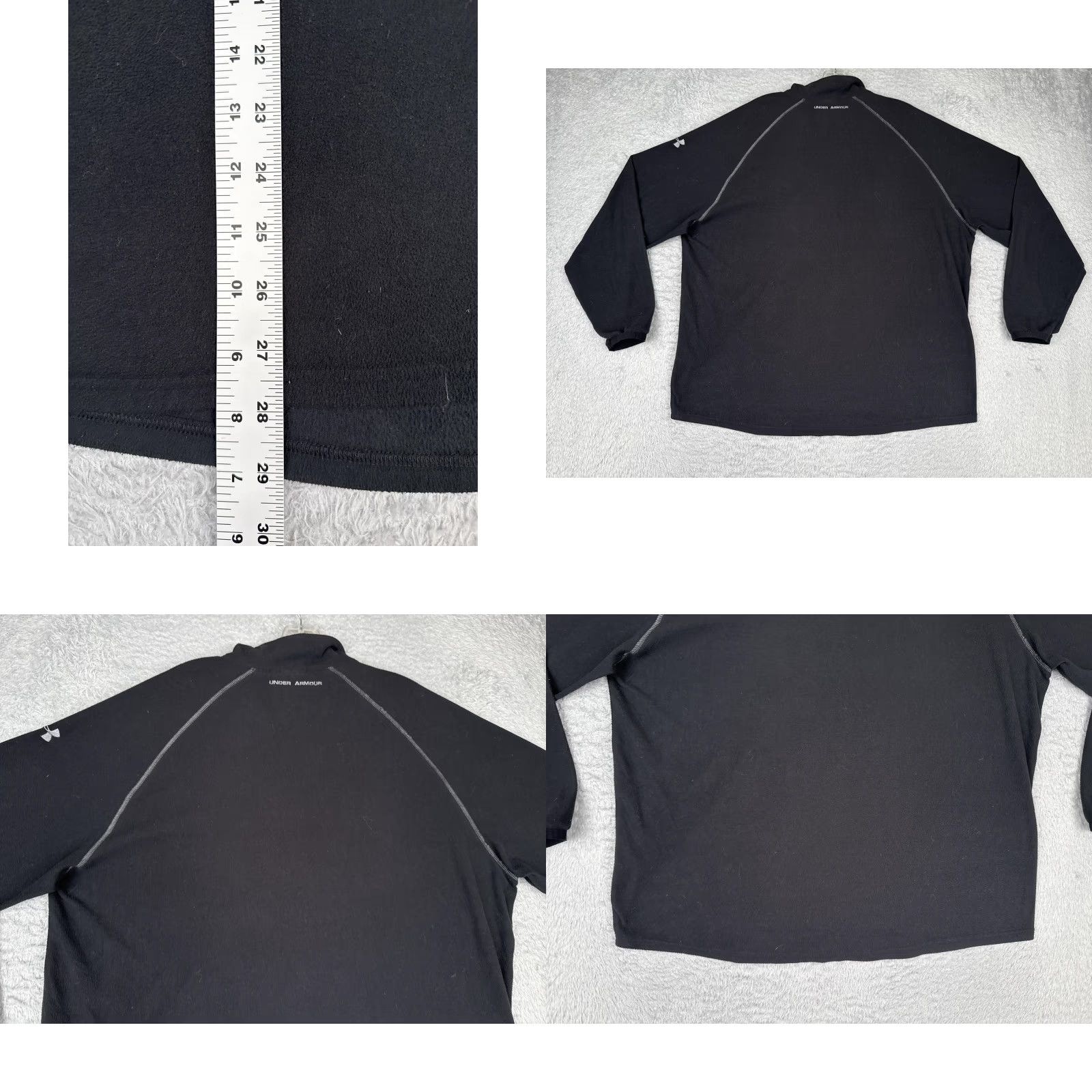 Under Armour Under Armour Pullover Mens Large Black 1/4 Zip Lanikai Mid-Pacific Country Club Polo Shirt? Size US L / EU 52-54 / 3 - 9 Thumbnail