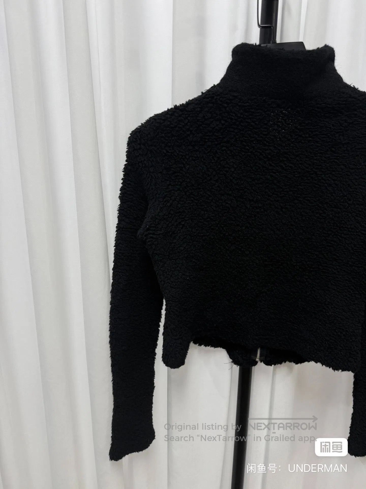Yohji Yamamoto Yohji Yamamoto Y's Black Cropped Zip Jacket. Size US M / EU 48-50 / 2 - 7 Thumbnail