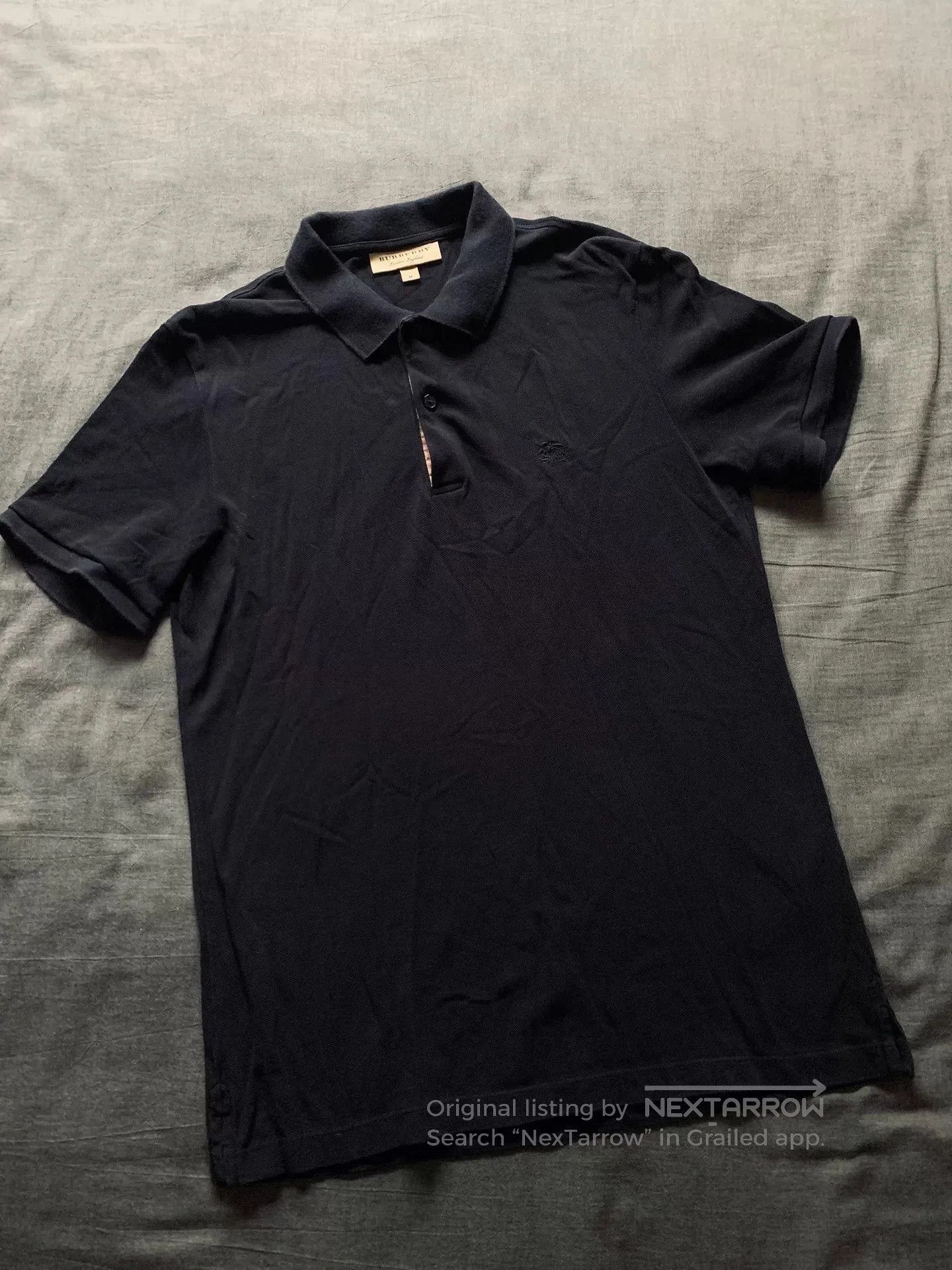 Burberry Burberry War Horse Embroidery Navy Polo. Size US M / EU 48-50 / 2 - 1 Thumbnail