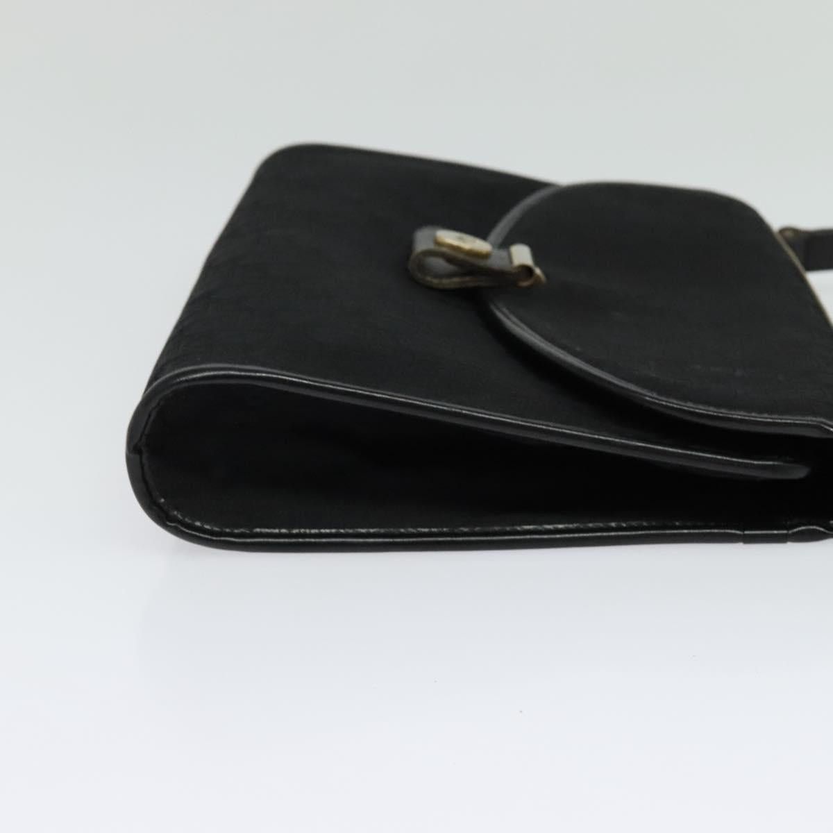 Dior DIOR Trotter Canvas Shoulder Bag Black Gold Size ONE SIZE - 5 Thumbnail