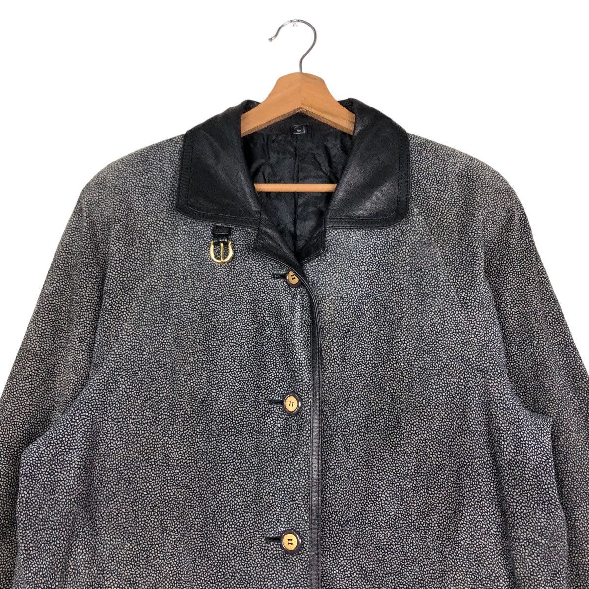 Japanese Brand 🔥Vintage Long Leather Jacket Partina Tokyo Fur Issey Miyake Size US L / EU 52-54 / 3 - 3 Thumbnail