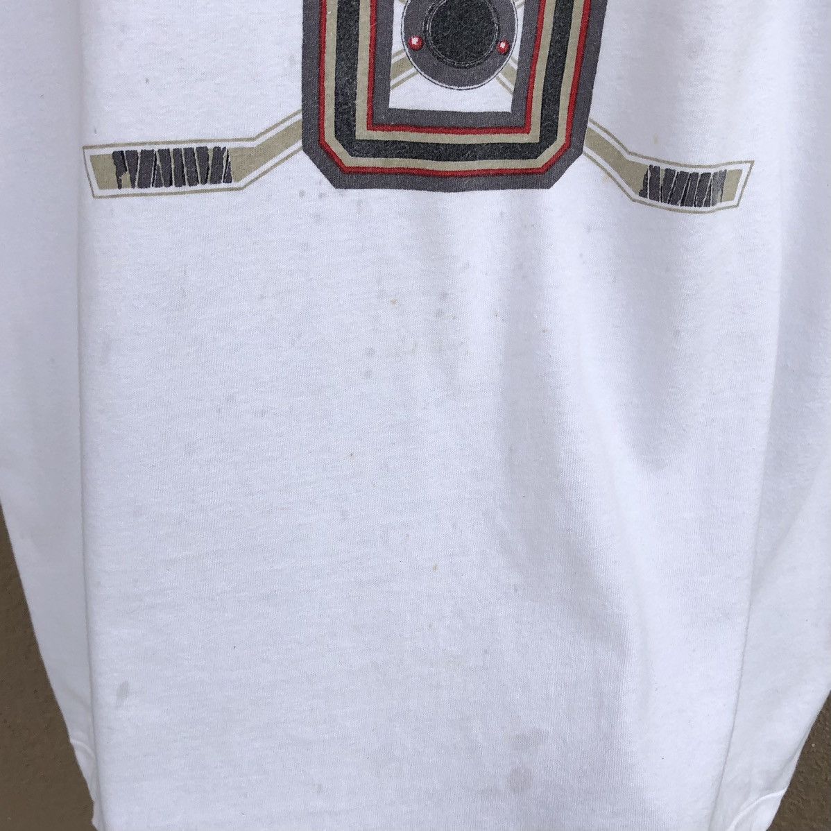 Nike Vintage 90s Nike STICK Hockey White Tee Size US M / EU 48-50 / 2 - 4 Thumbnail