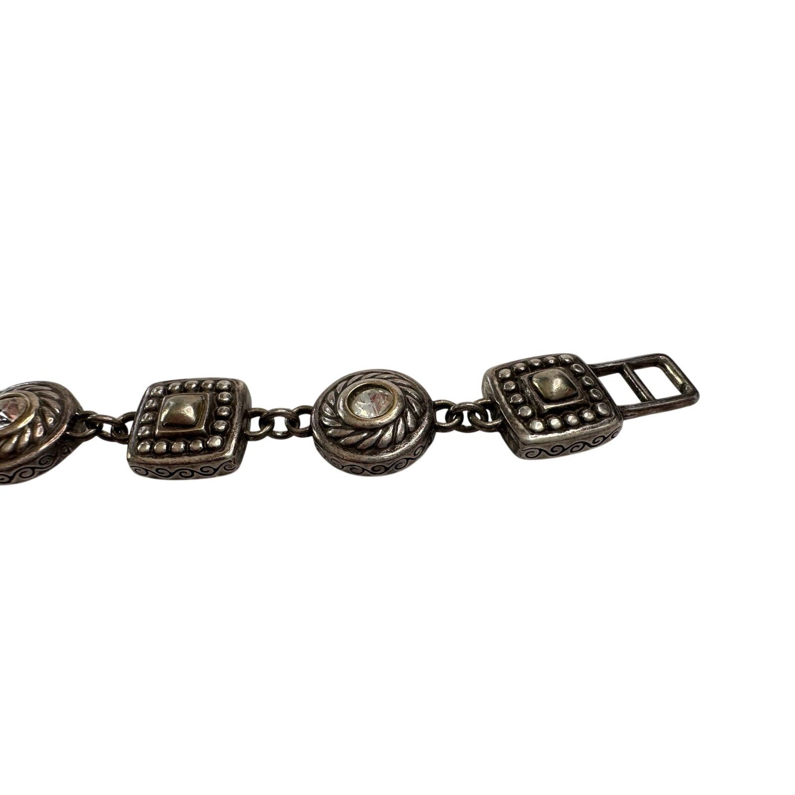 Brighton Brighton Heiress Crystal Link Bracelet, Hearts on Back Side Size ONE SIZE - 15 Thumbnail