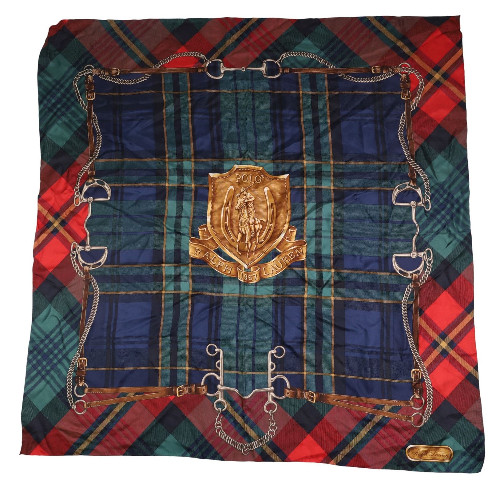 Polo Ralph Lauren Vintage Polo Ralph Lauren Large Scarf Size ONE SIZE - 1 Thumbnail