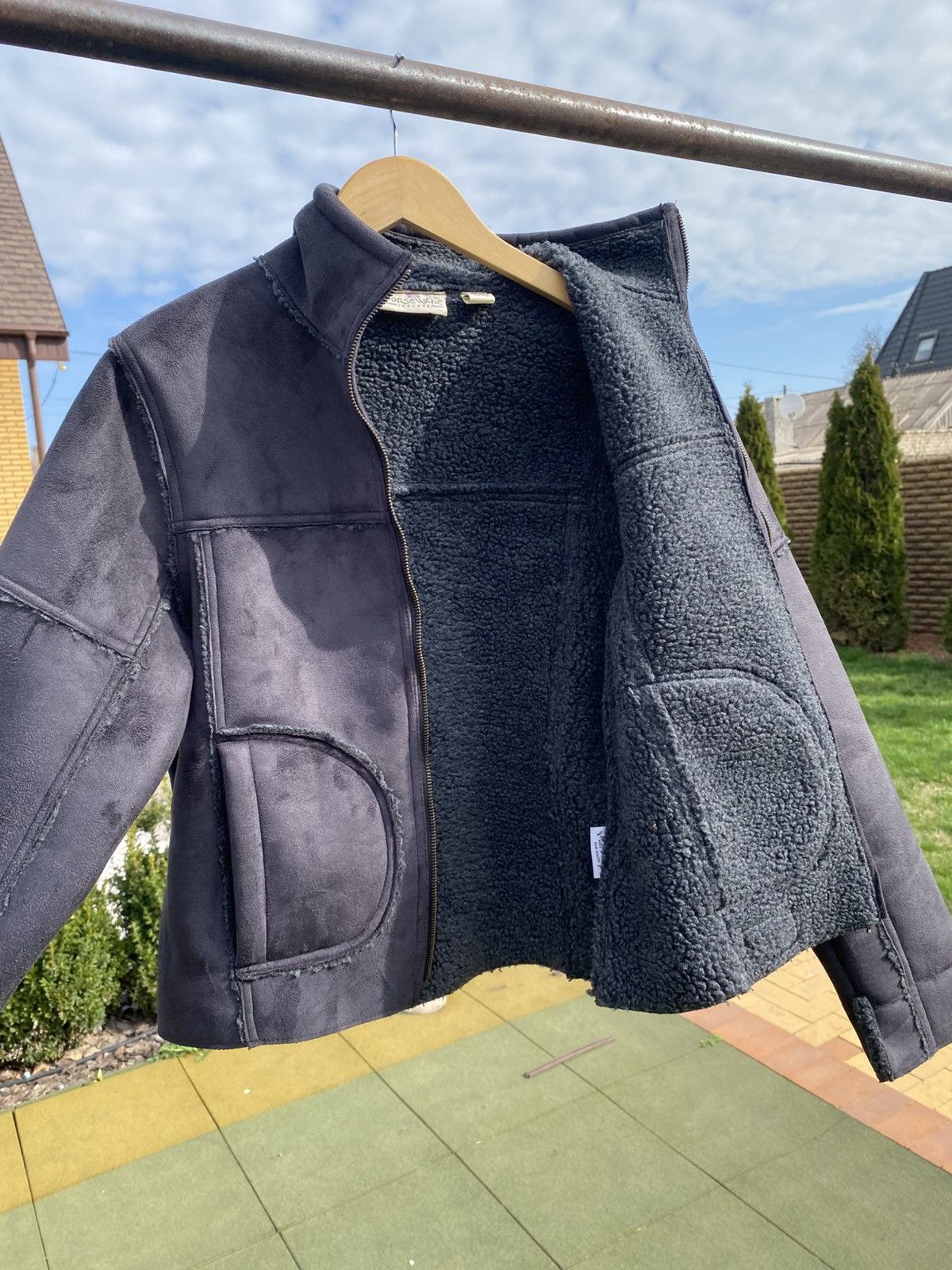 Other × Vintage Vintage Horseware Ireland Faux Shearling Jacket, Size S Size S / US 4 / IT 40 - 10 Thumbnail