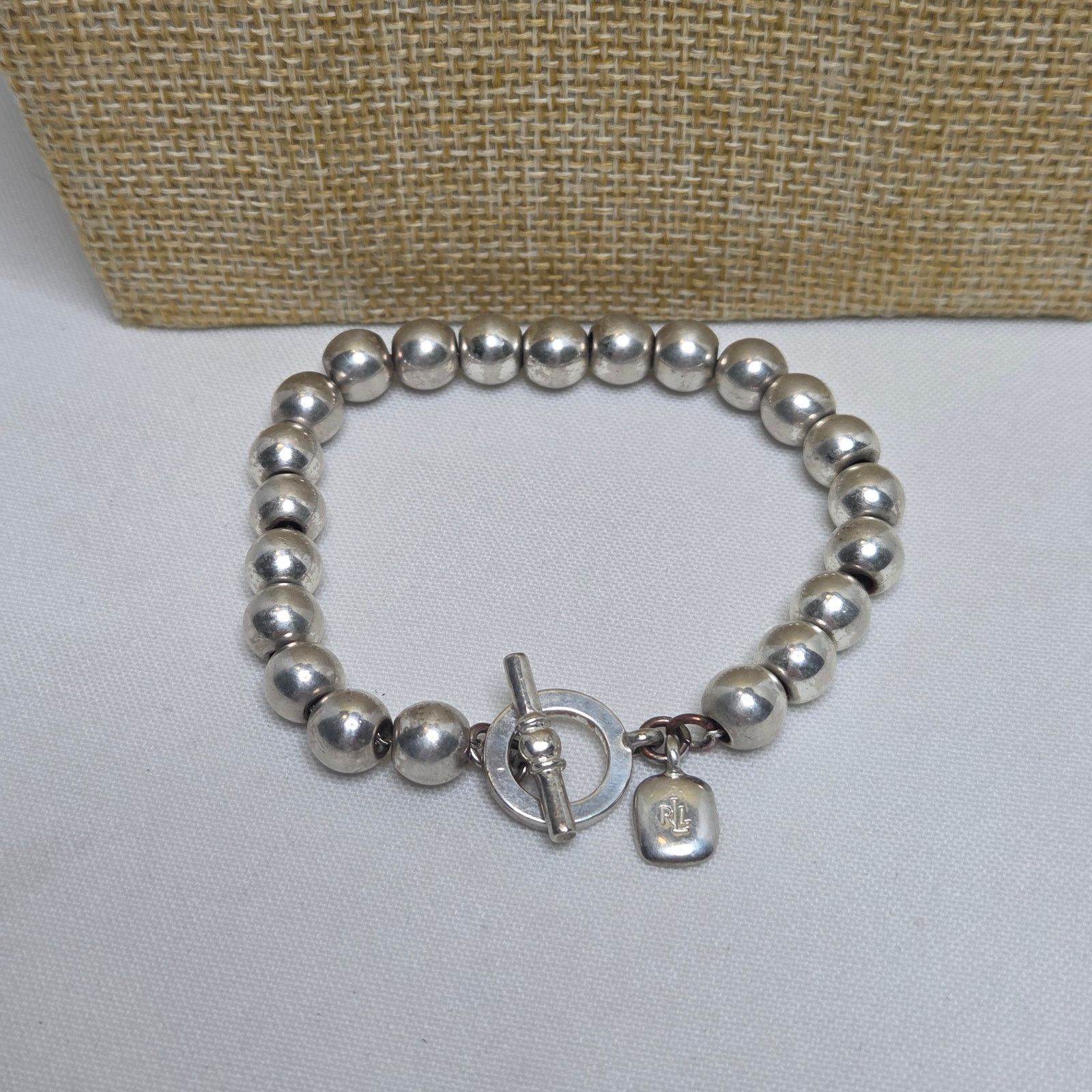 Lauren Ralph Lauren Vintage Ralph Lauren Silver-Tone Beaded Bracelet Jewelry Size ONE SIZE - 2 Thumbnail