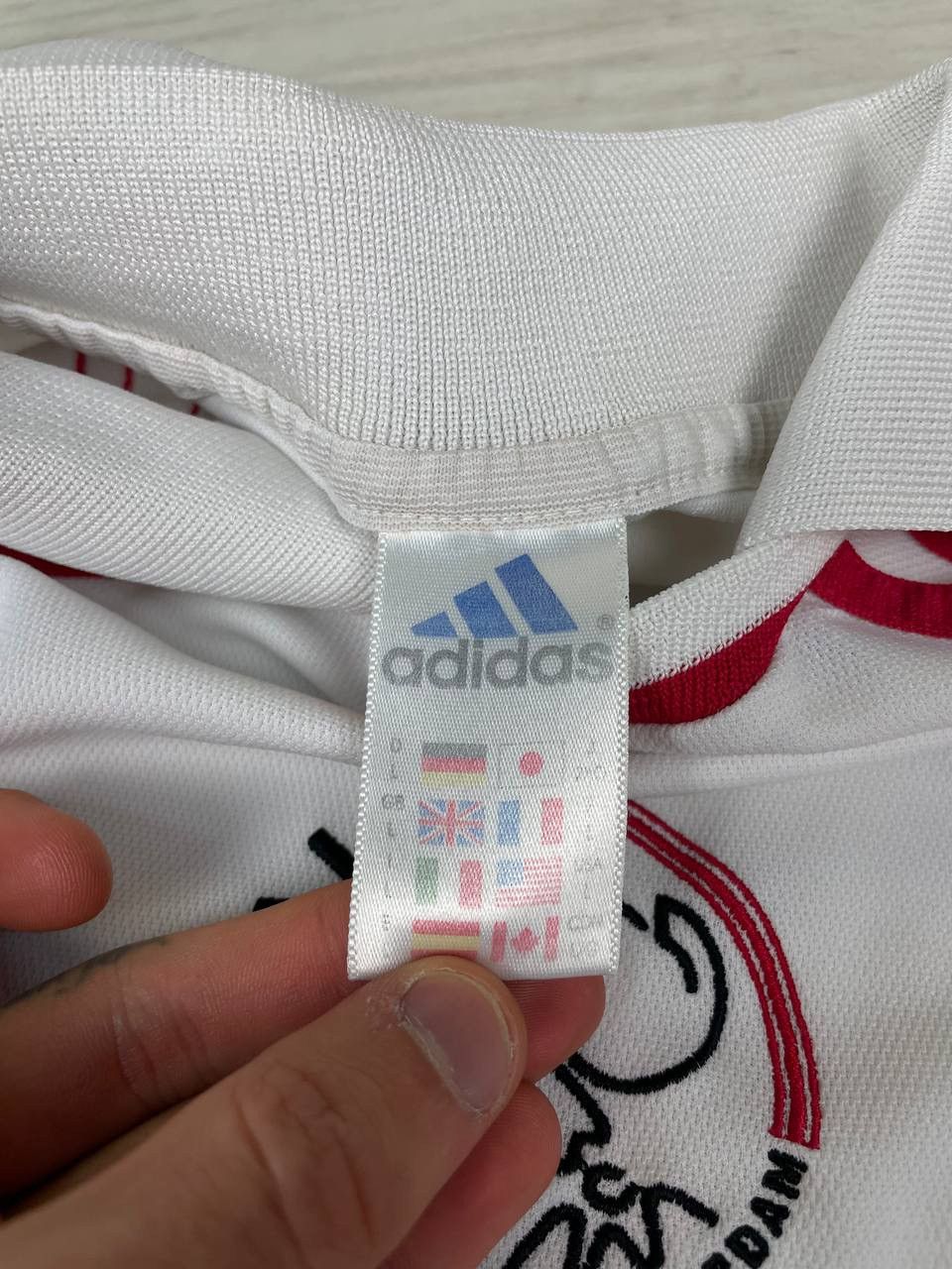 Adidas Adidas Ajax Amsterdam 2000 2001 Training Shirt Jersey Size US L / EU 52-54 / 3 - 5 Thumbnail