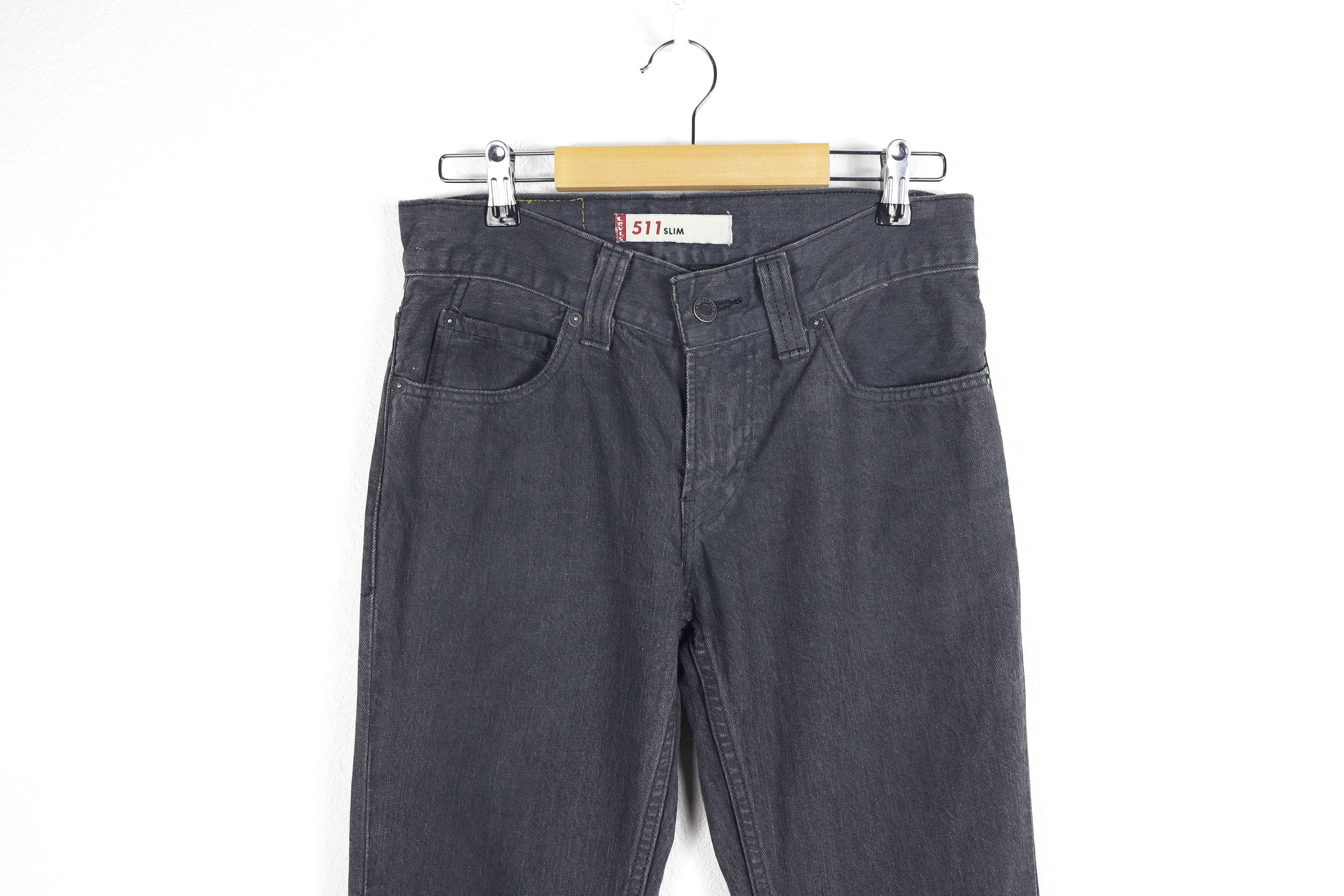 Jean × Levi's × Vintage Levis 511 Washed Black Denim Jeans Pants Size US 31 - 2 Thumbnail