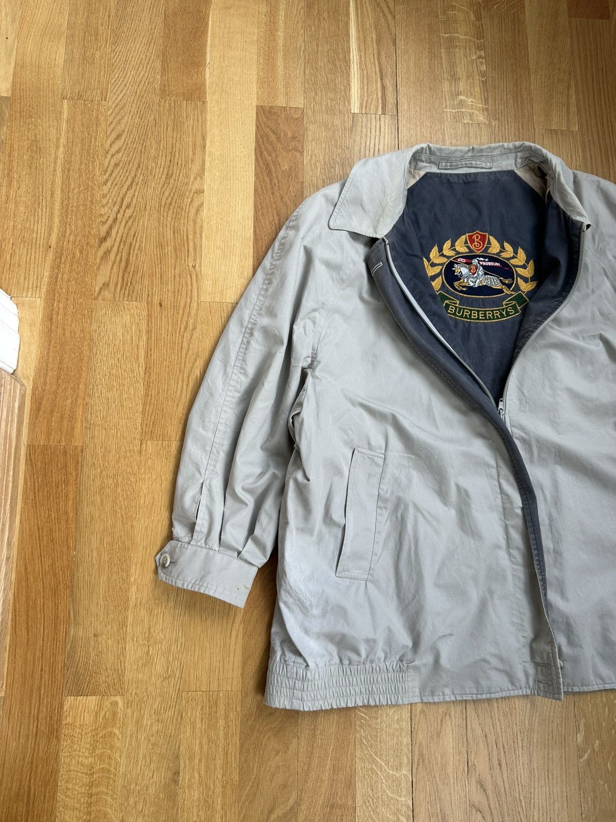 Vintage 90’s Burberry Jacket Big Inside Logo