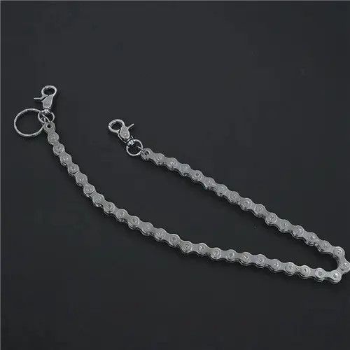Jewelry Punk Rock Unique Metal Minimalist Bicycle Chain Keychains Size ONE SIZE - 4 Thumbnail