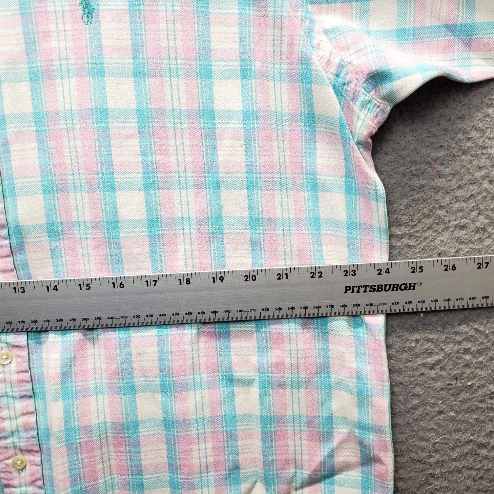 Ralph Lauren Vintage Ralph Lauren Shirt Mens L Multi Plaid Oxford Pony Logo Button-Down Size US L / EU 52-54 / 3 - 4 Thumbnail