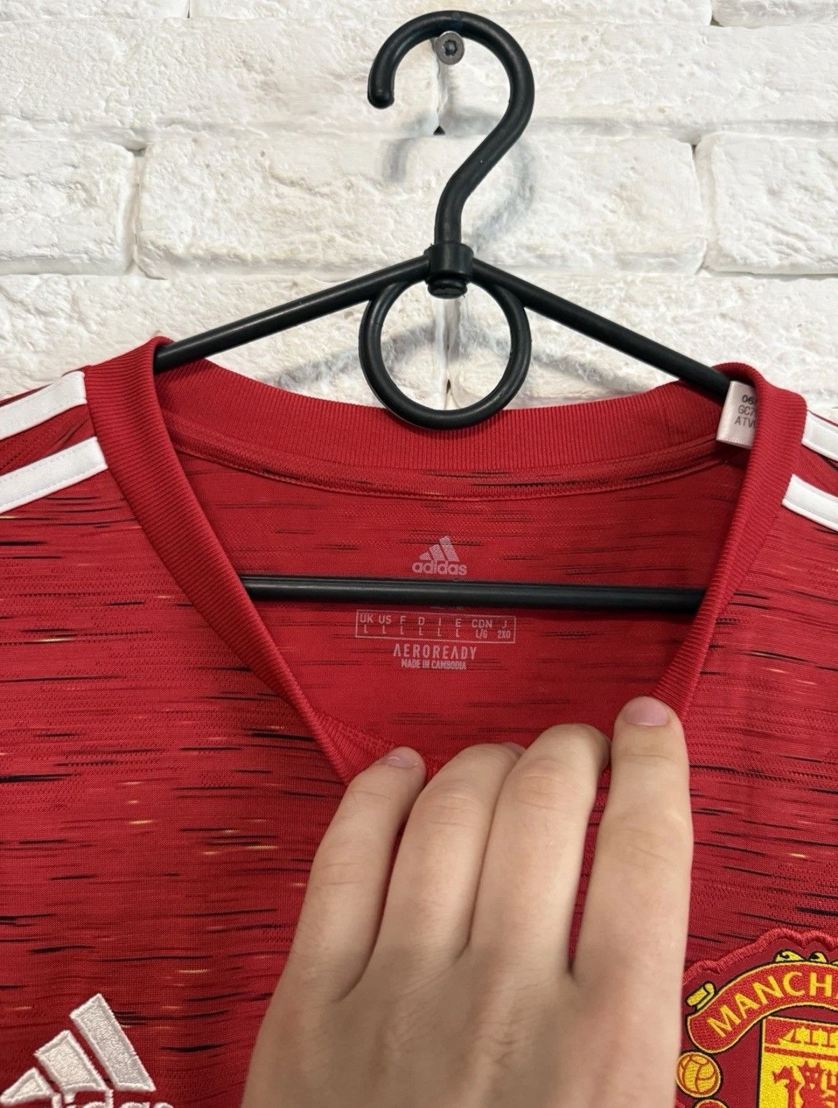 Adidas Adidas Manchester United 2021 Home Jersey New Football Shirt Size US L / EU 52-54 / 3 - 5 Thumbnail