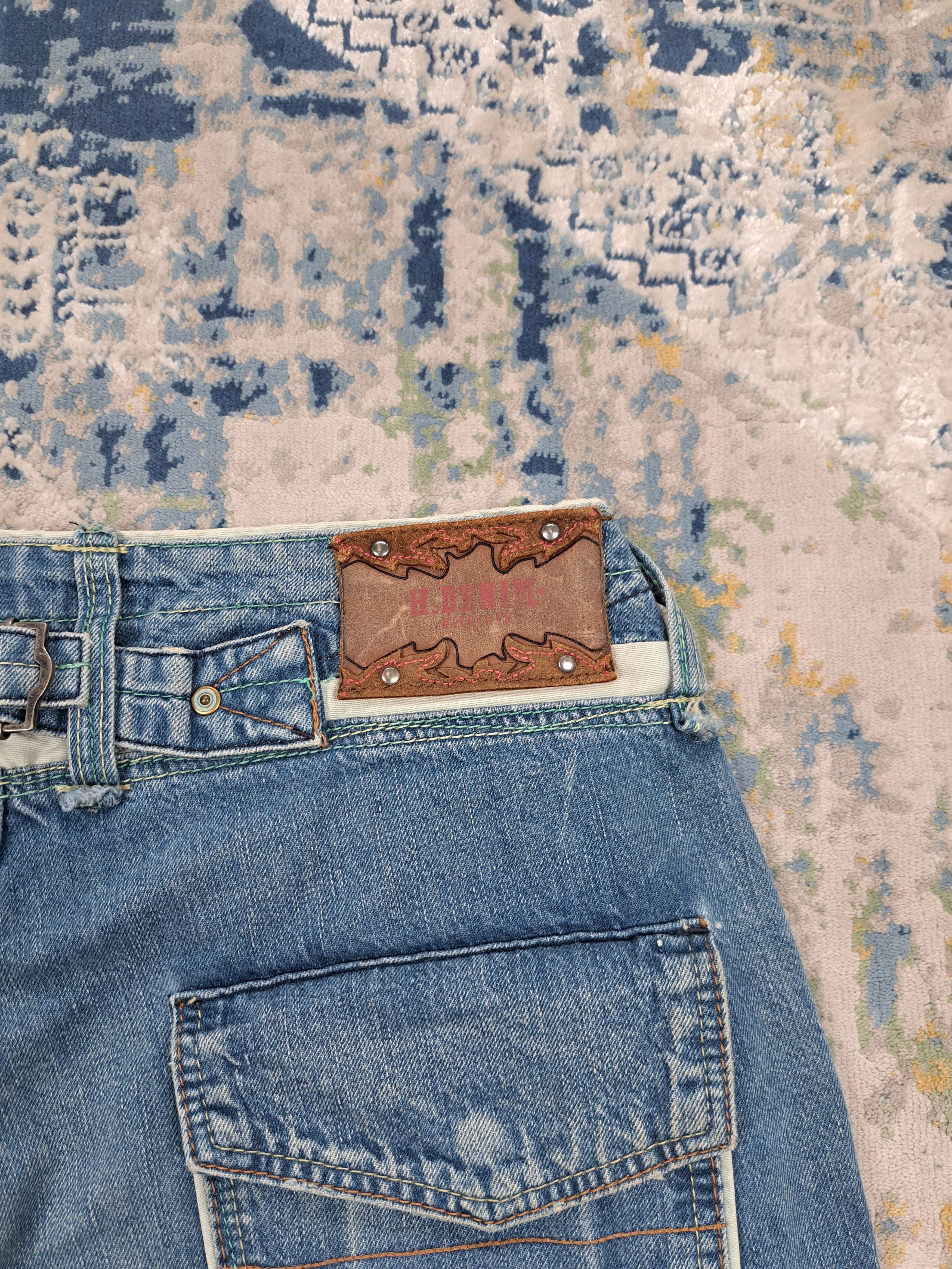 Tommy Hilfiger y2k Tommy Hilfiger Wide Leg Low Rise Japanese Style Denim Size US 31 - 3 Thumbnail