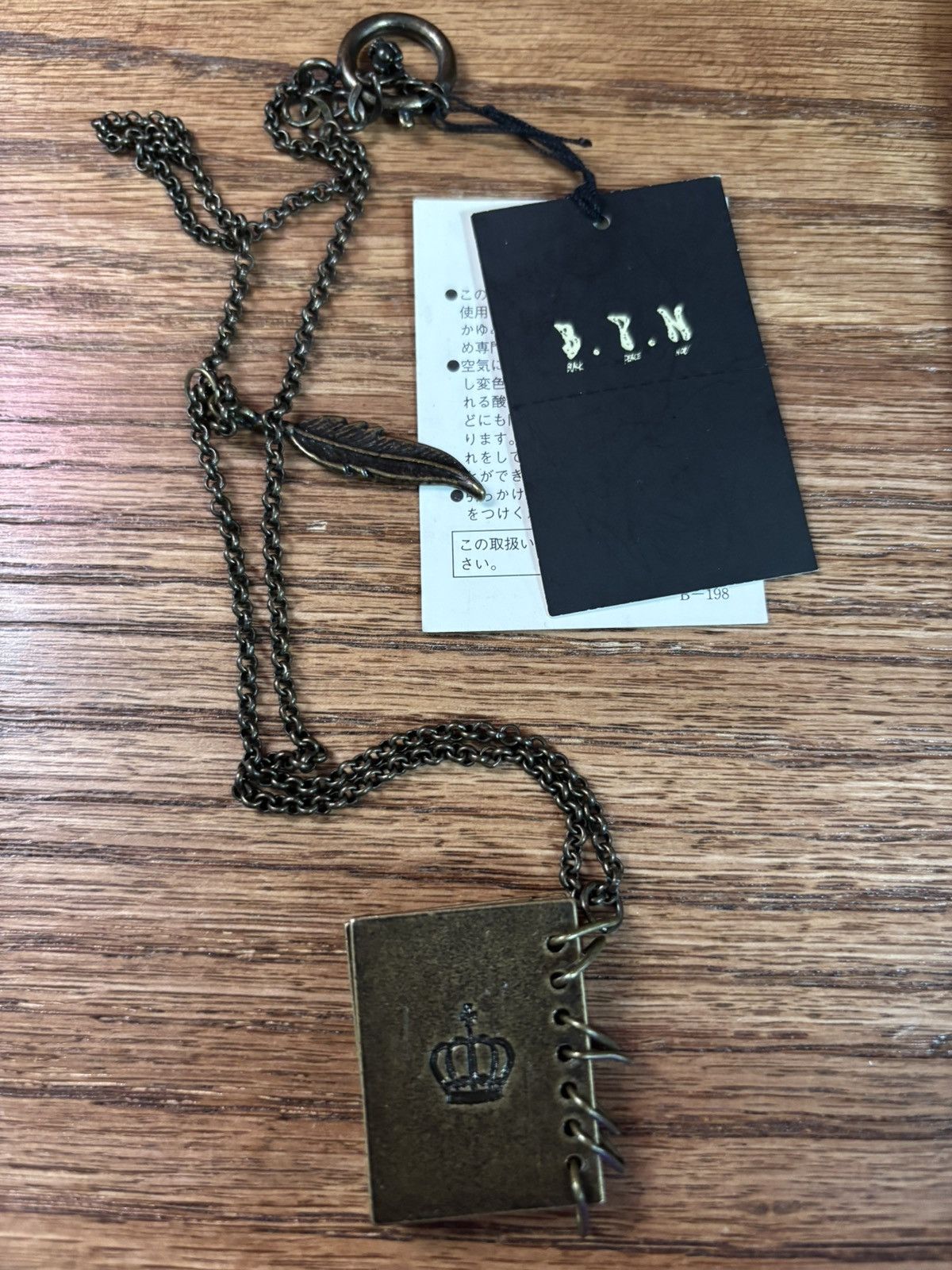 Japanese Brand Black Peace Now Necklace Size ONE SIZE - 5 Thumbnail